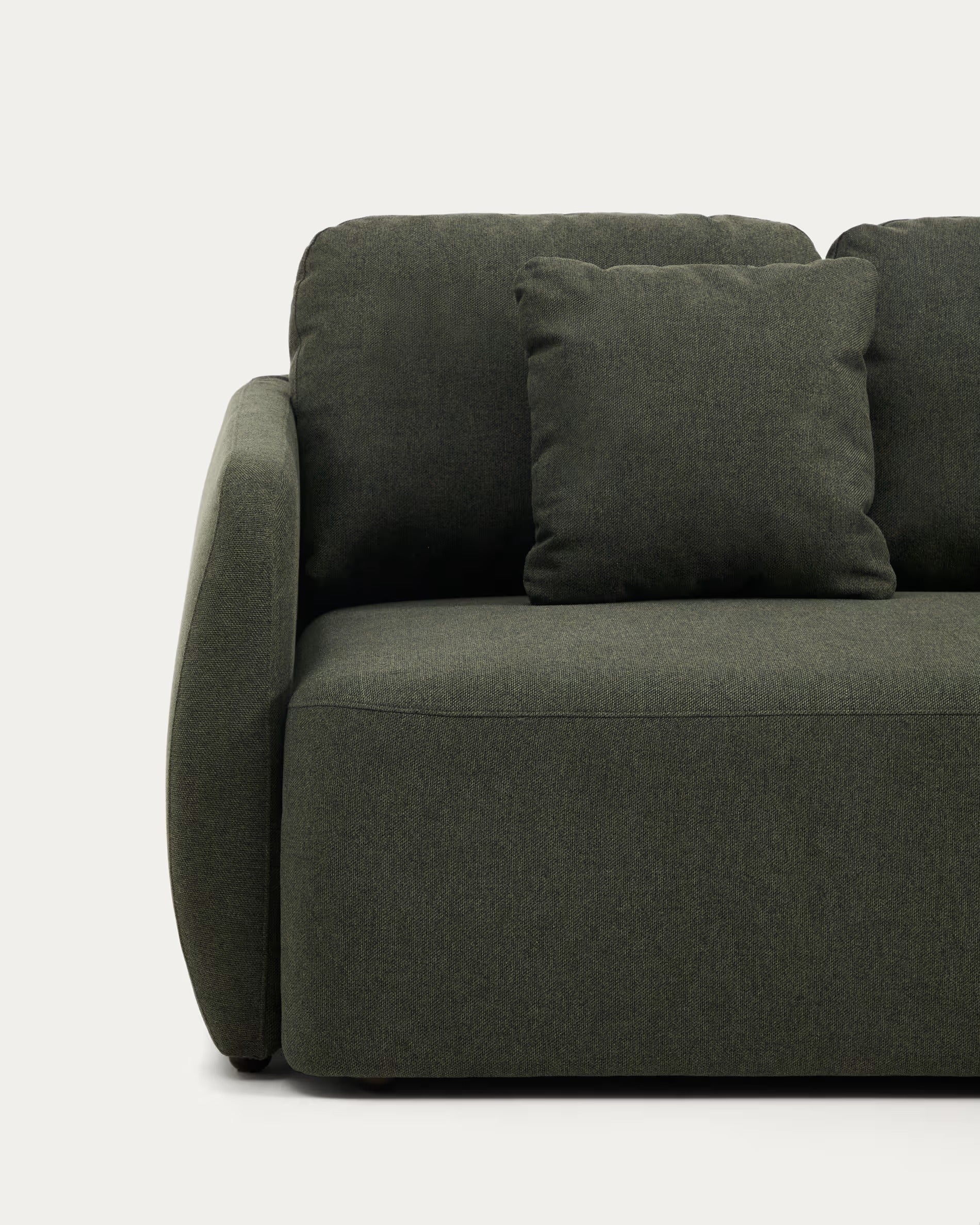 Sofa 3-osobowa z funkcją spania LAIRA ciemnozielony - Image 4