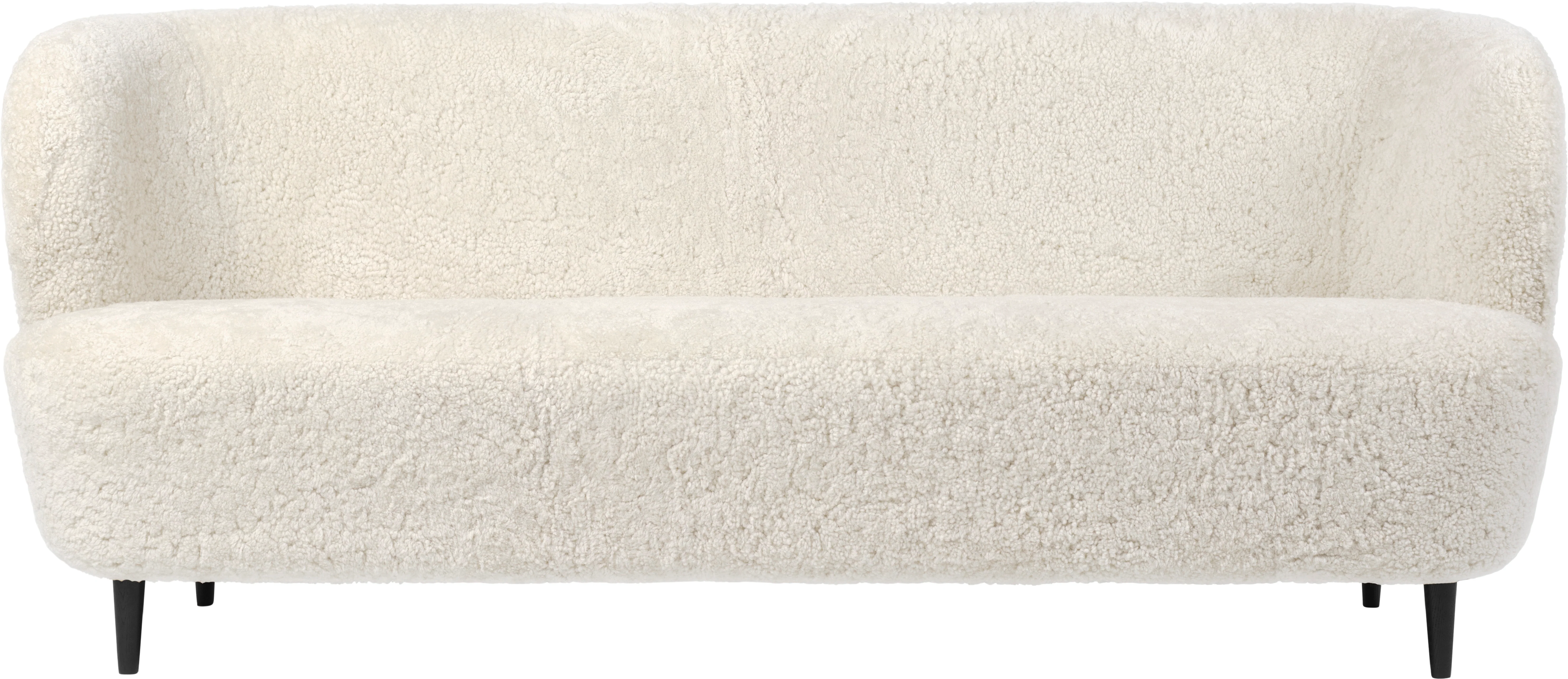 Sofa STAY tapicerowana z czarną dębową podstawą - Image 3