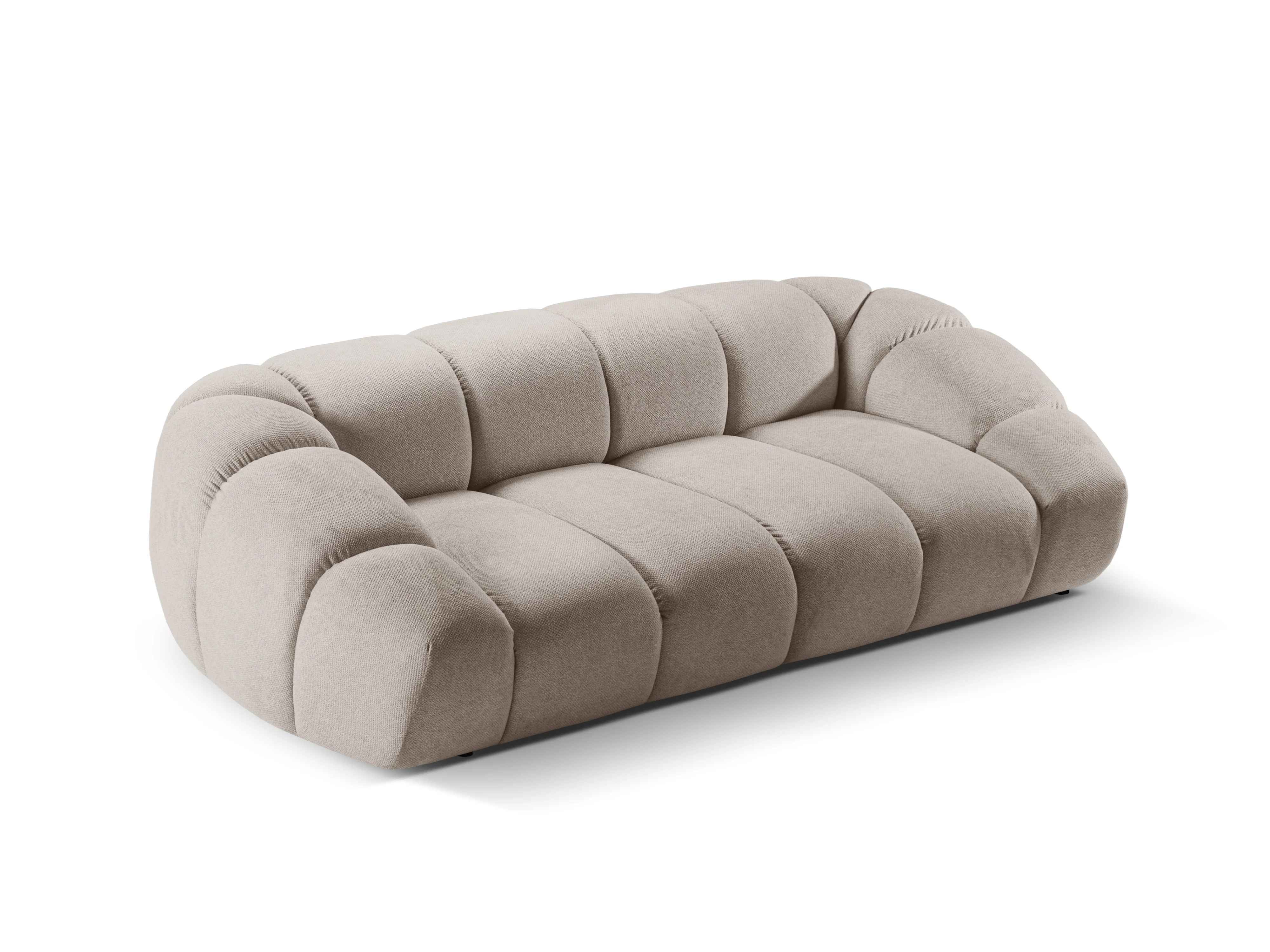 Sofa 3-osobowa DIANA ciemnobeżowy szenil - Image 6
