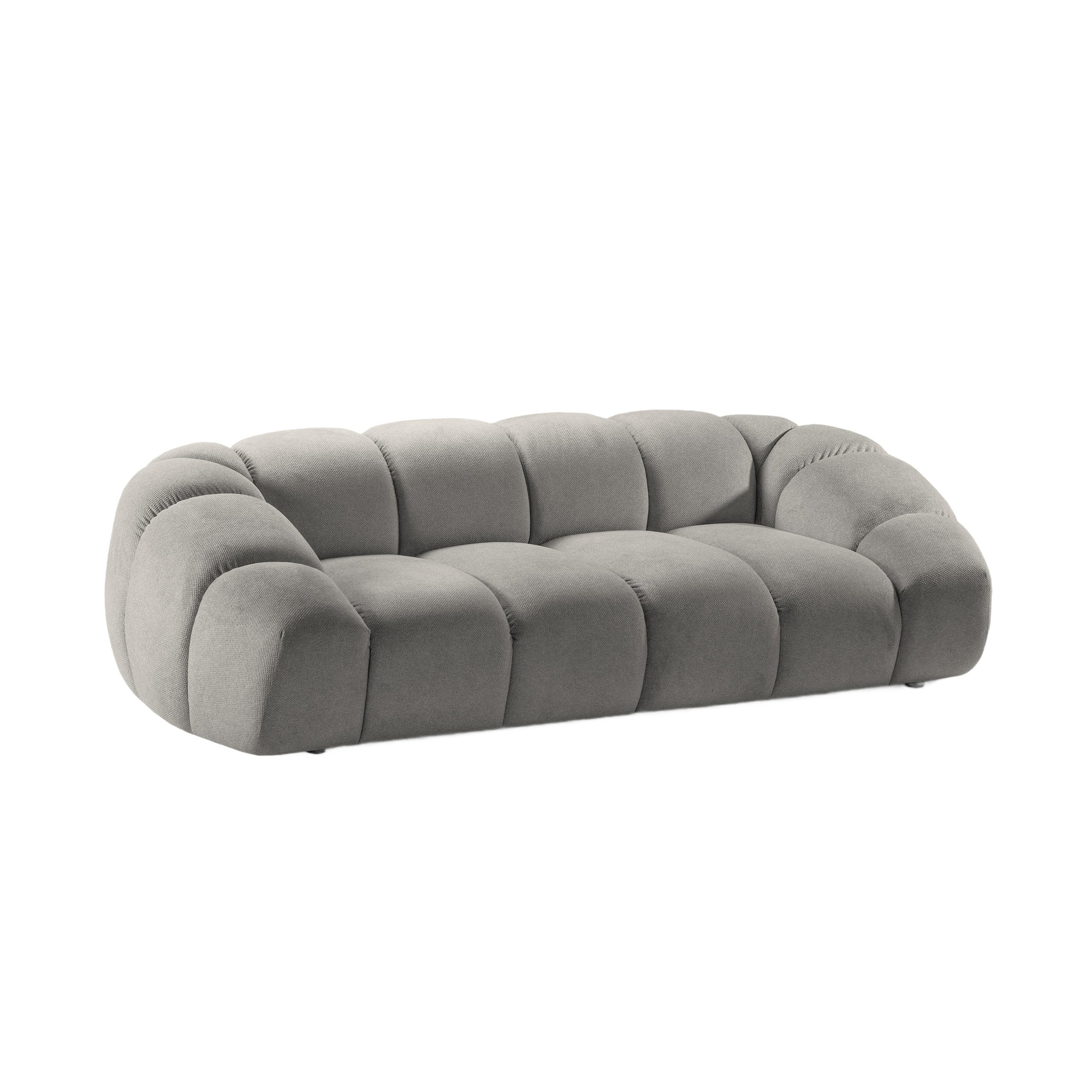 Sofa 3-osobowa DIANA jasnoszary szenil