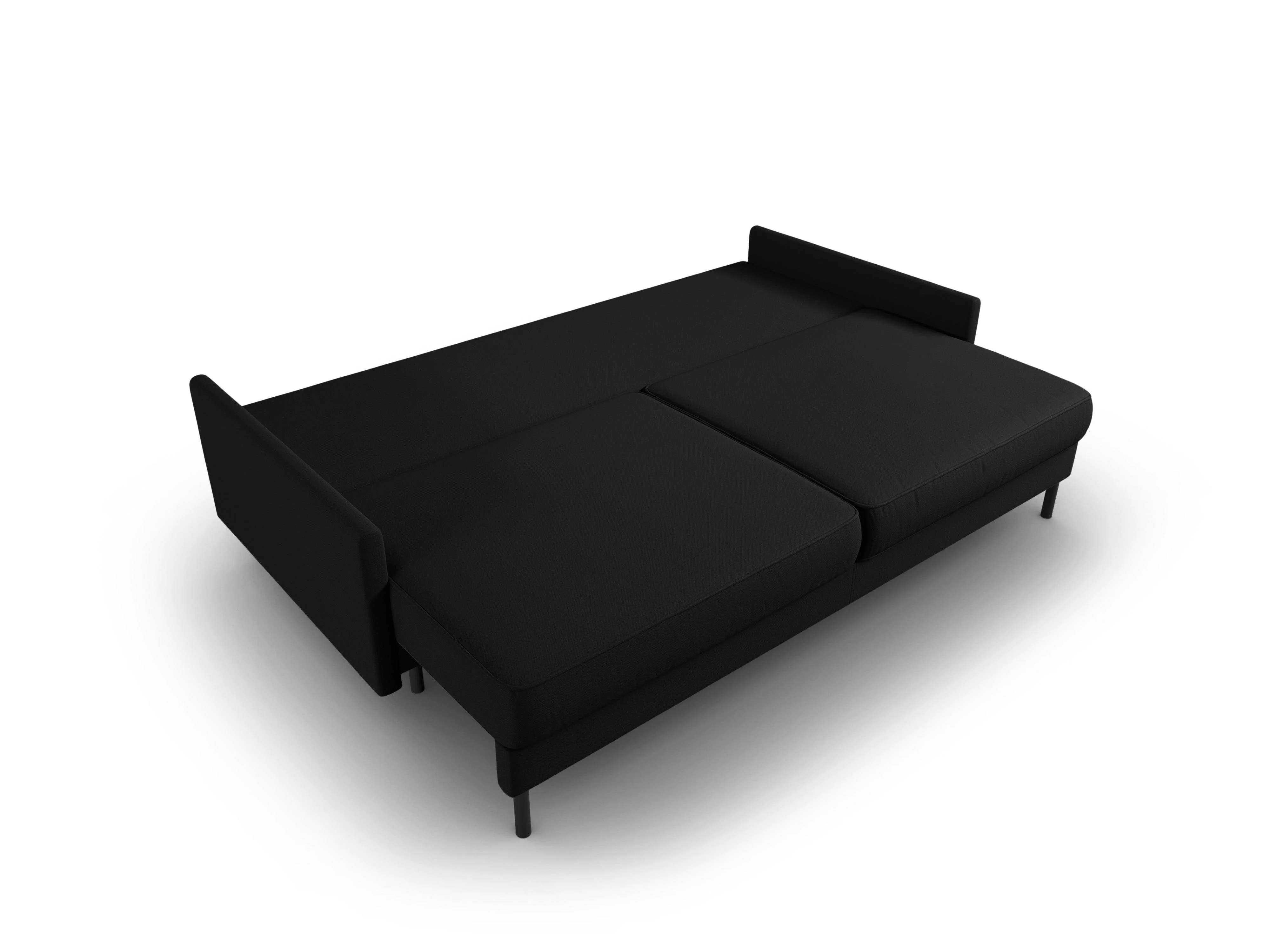 Sofa z funkcją spania SCOTT czarny - Image 4
