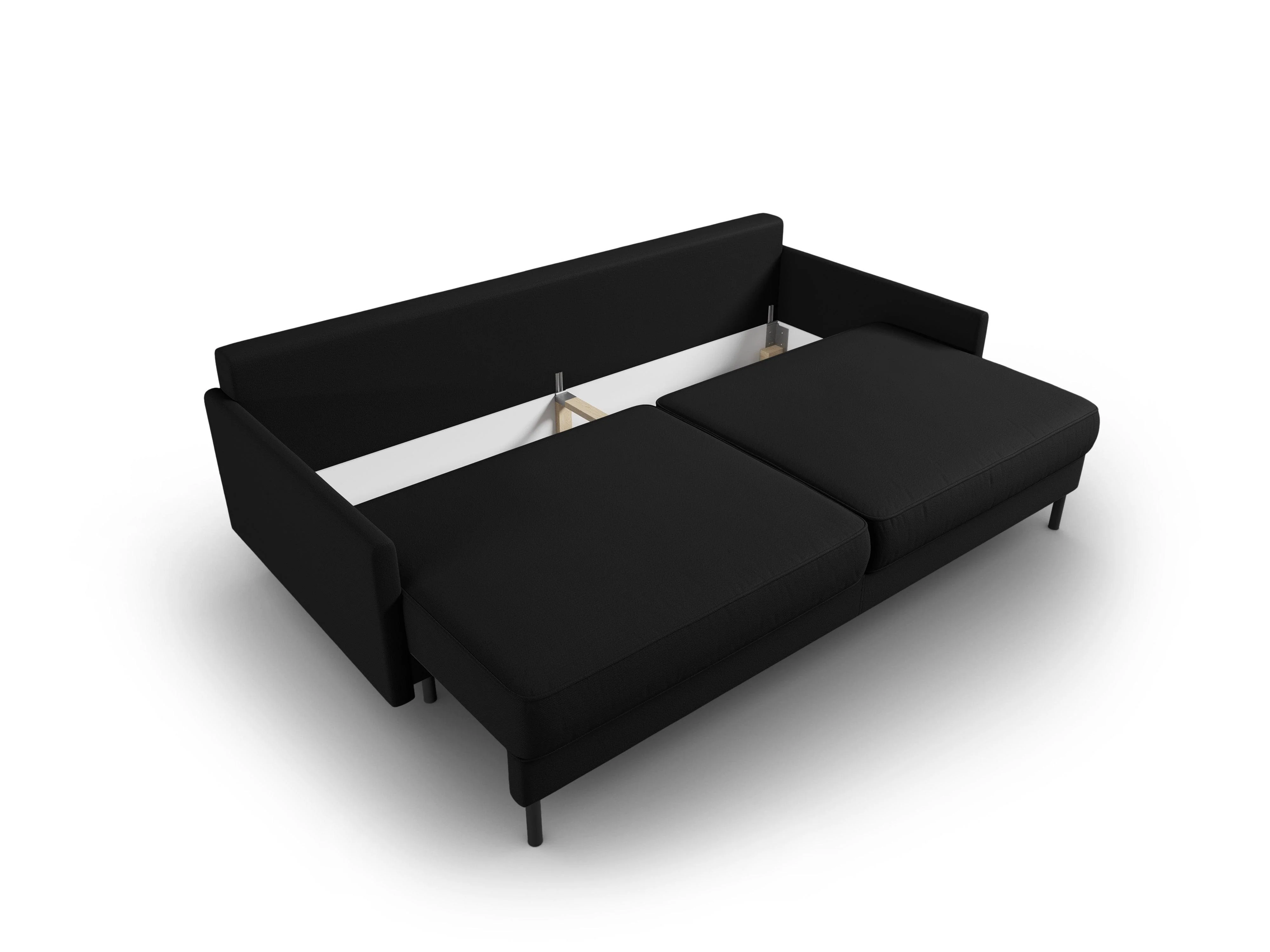 Sofa z funkcją spania SCOTT czarny - Image 5
