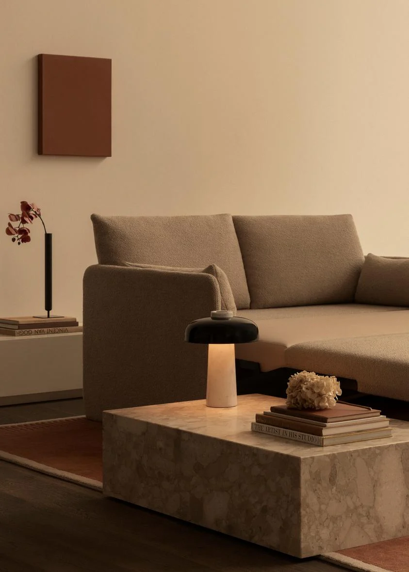 Sofa z funkcją spania 3-osobowa 0FFSET brązowy - Image 2