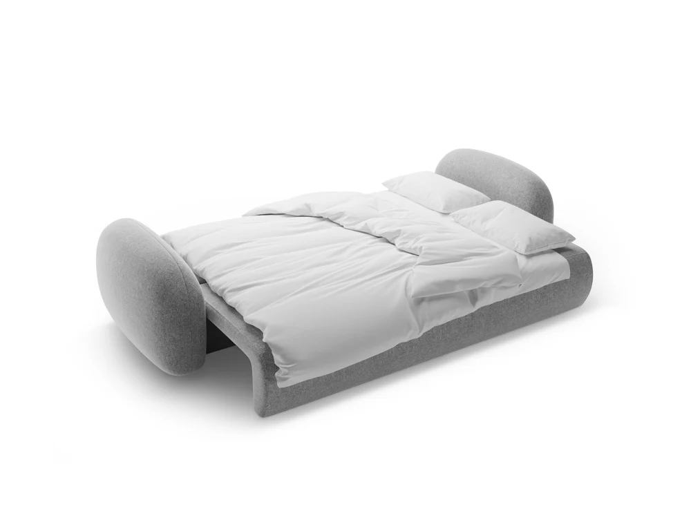 Sofa z funkcją spania 3-osobowa TONALE szary - Image 4
