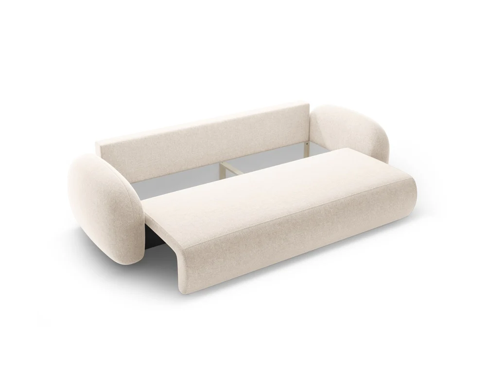 Sofa z funkcją spania 3-osobowa TONALE jasnobeżowy - Image 5