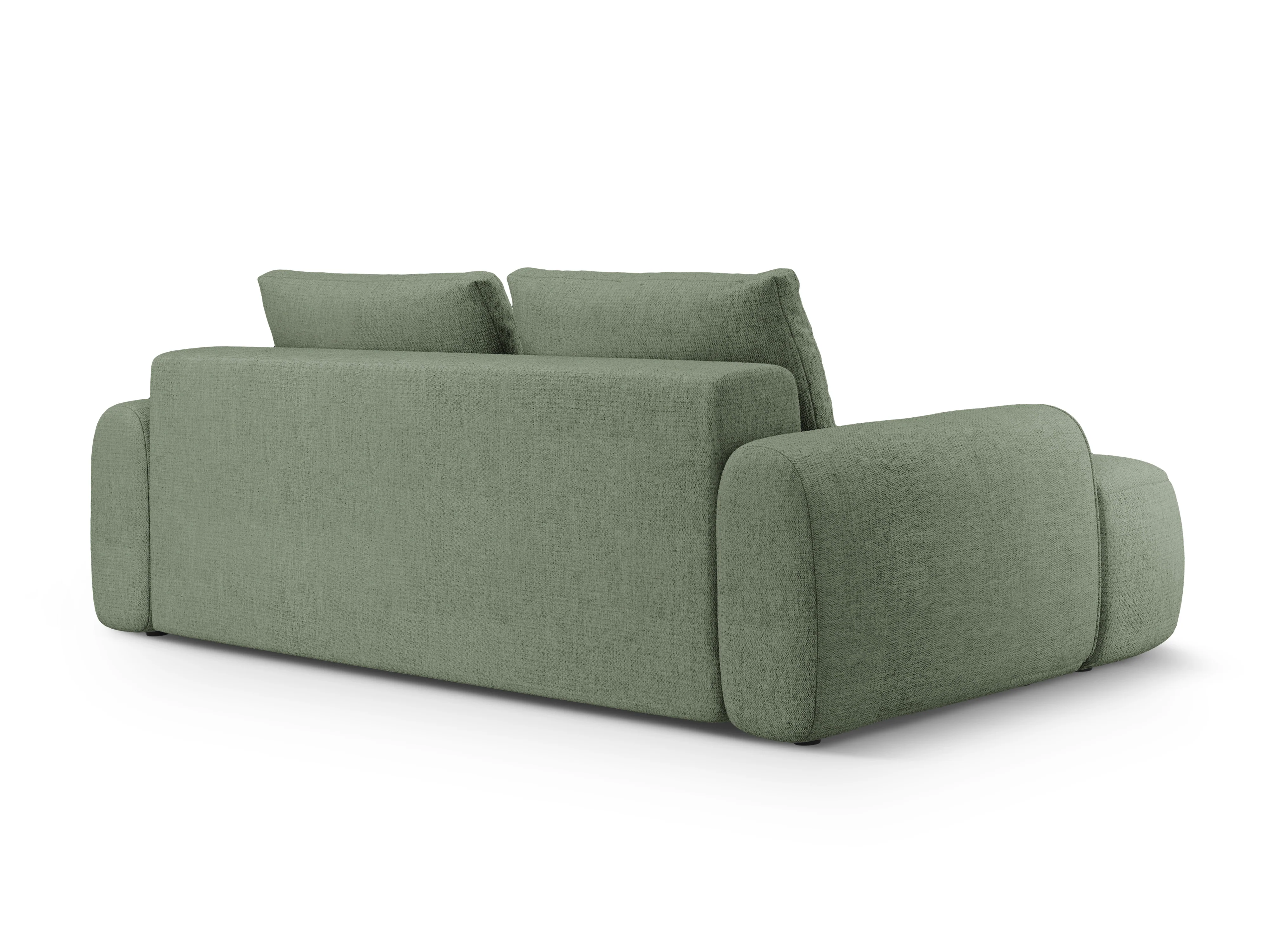 Sofa z funkcją spania 4-osobowa LINZ oliwkowy - Image 3