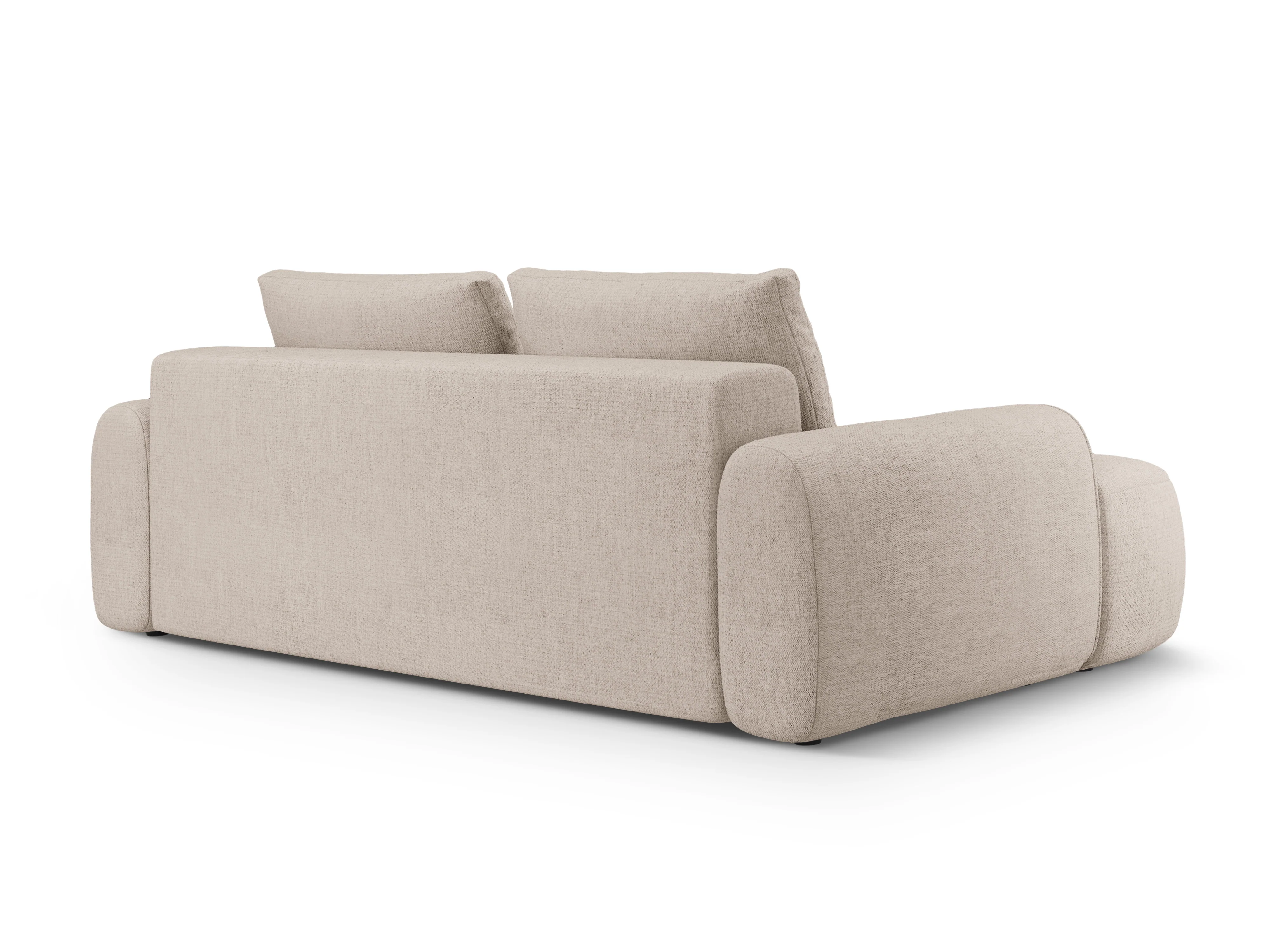 Sofa z funkcją spania 4-osobowa LINZ piaskowy - Image 4