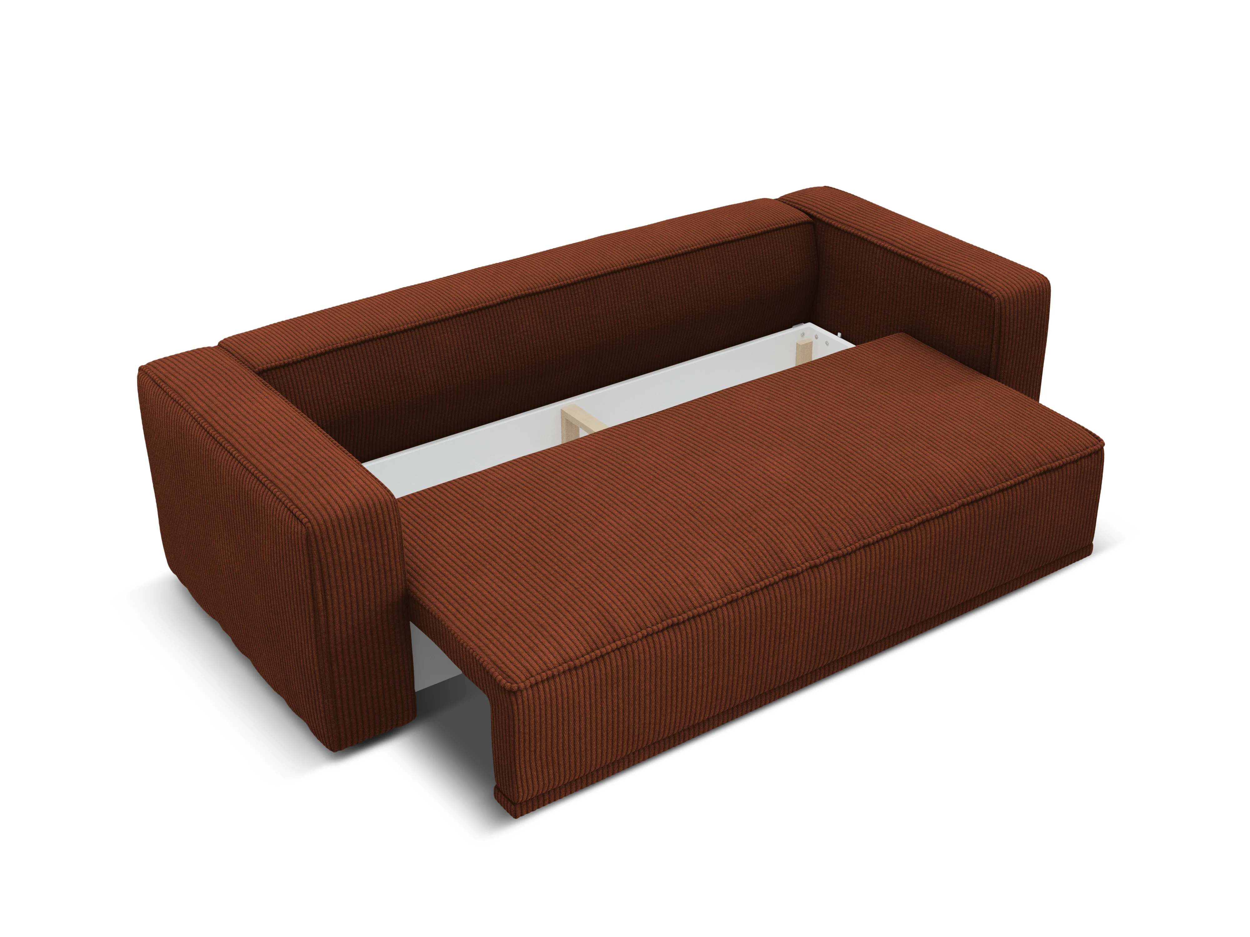 Sofa z funkcją spania RIBES ceglasty sztruks - Image 6