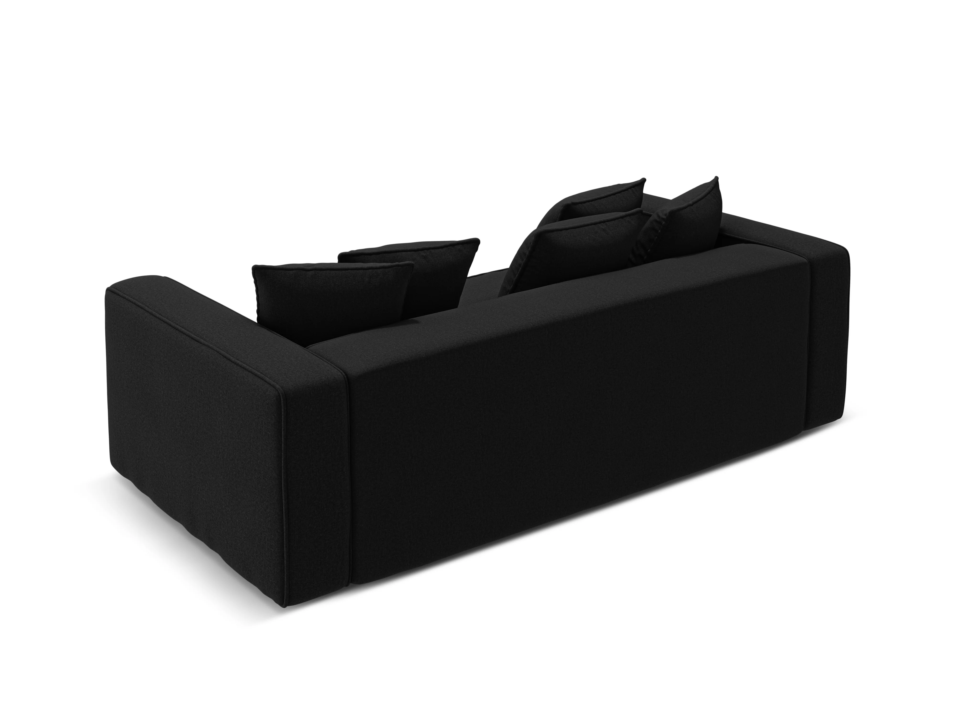 Sofa z funkcją spania RIBES czarny szenil - Image 7