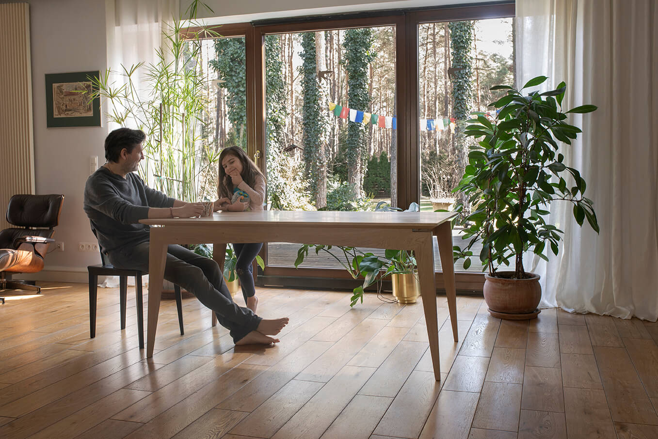 Stół rozkładany WIDEN dąb naturalny - Image 7