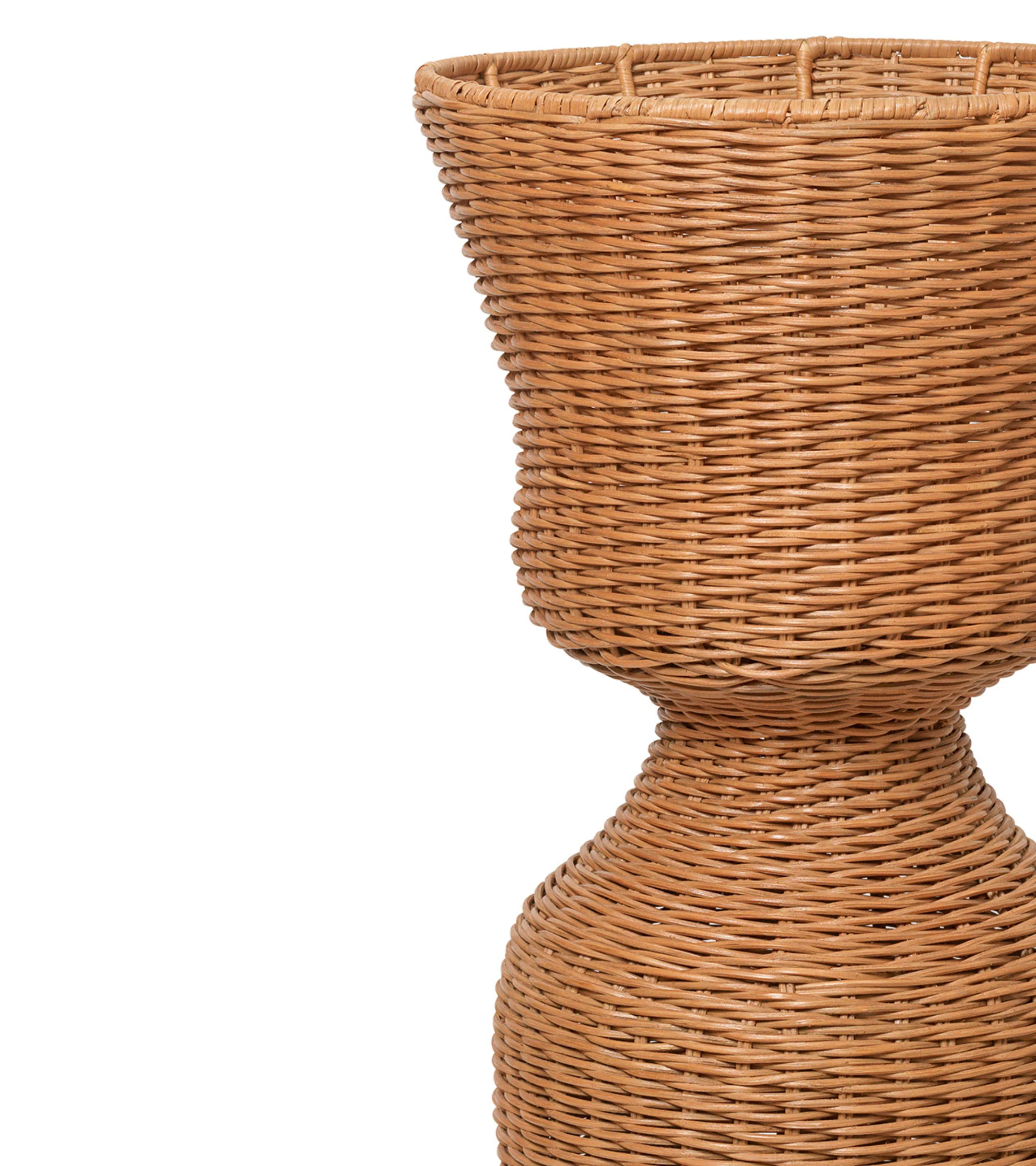 Stojak na rośliny AGNES TALL rattan - Image 5