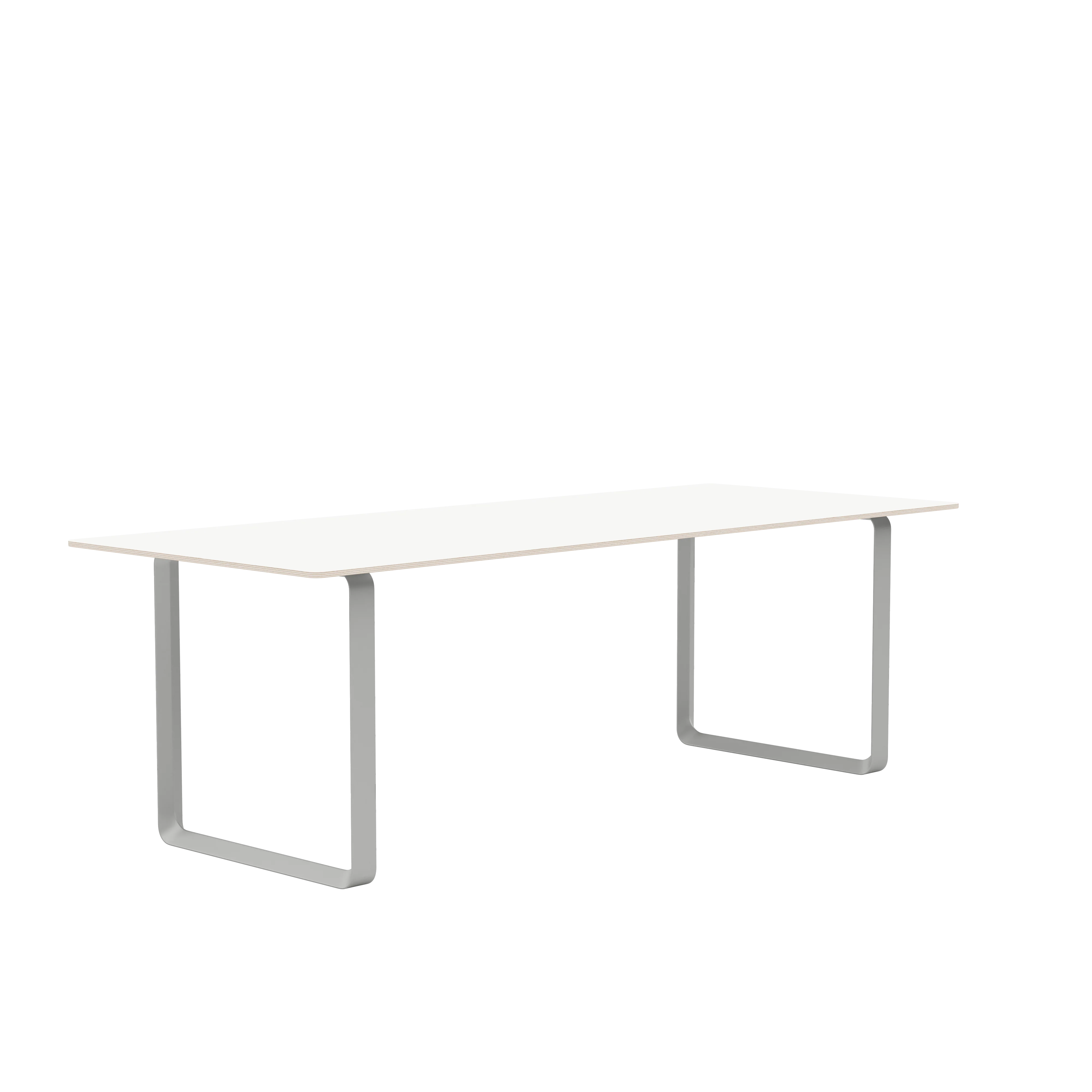 Stół 70/70 biały z szarą podstawą - Image 3