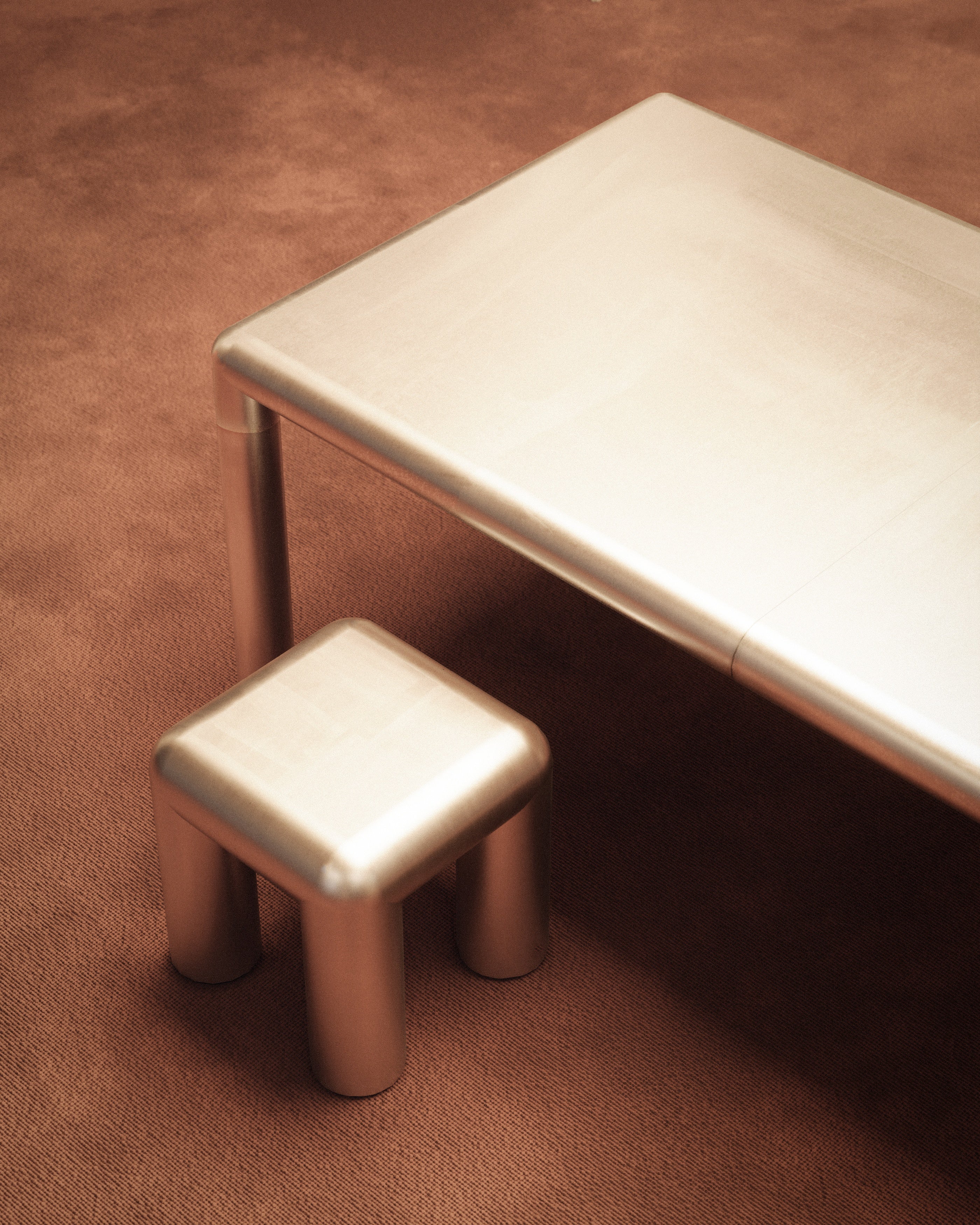 Stół CUBIO aluminium - Image 8