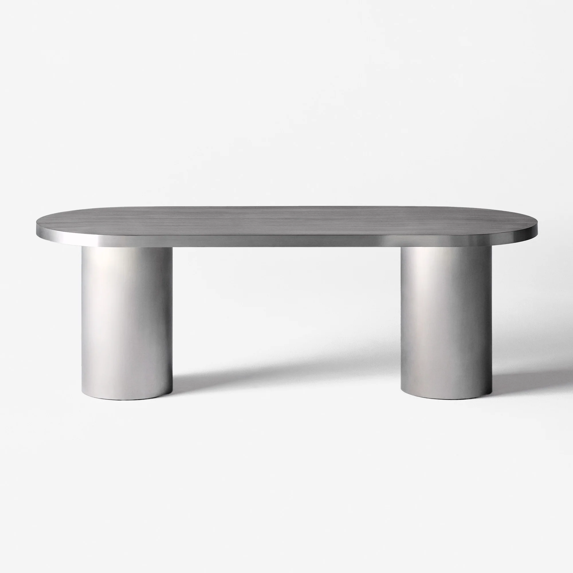 Stół owalny CUFFLINK stal polerowana - Image 3