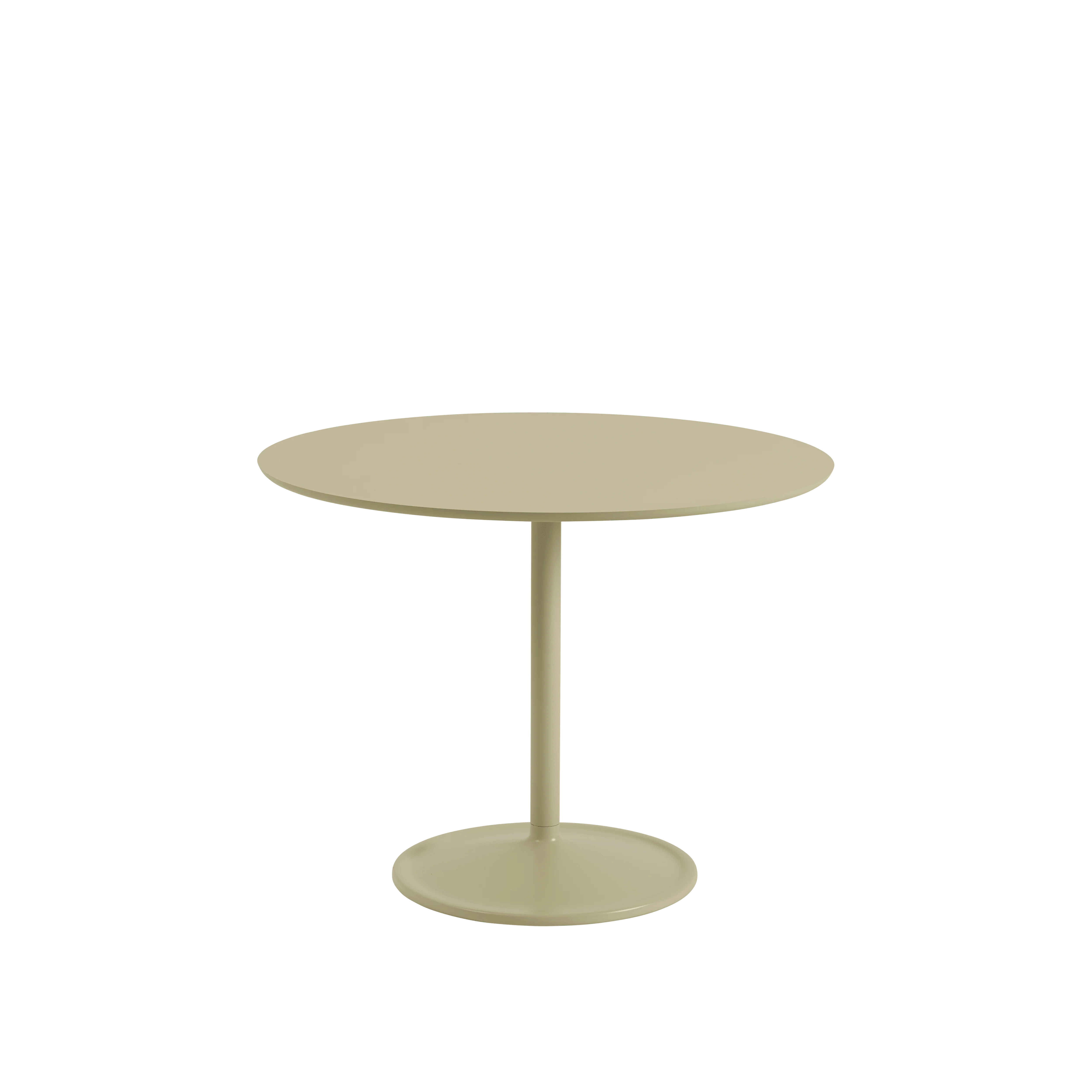 Stół okrągły SOFT beżowo zielony - Image 3