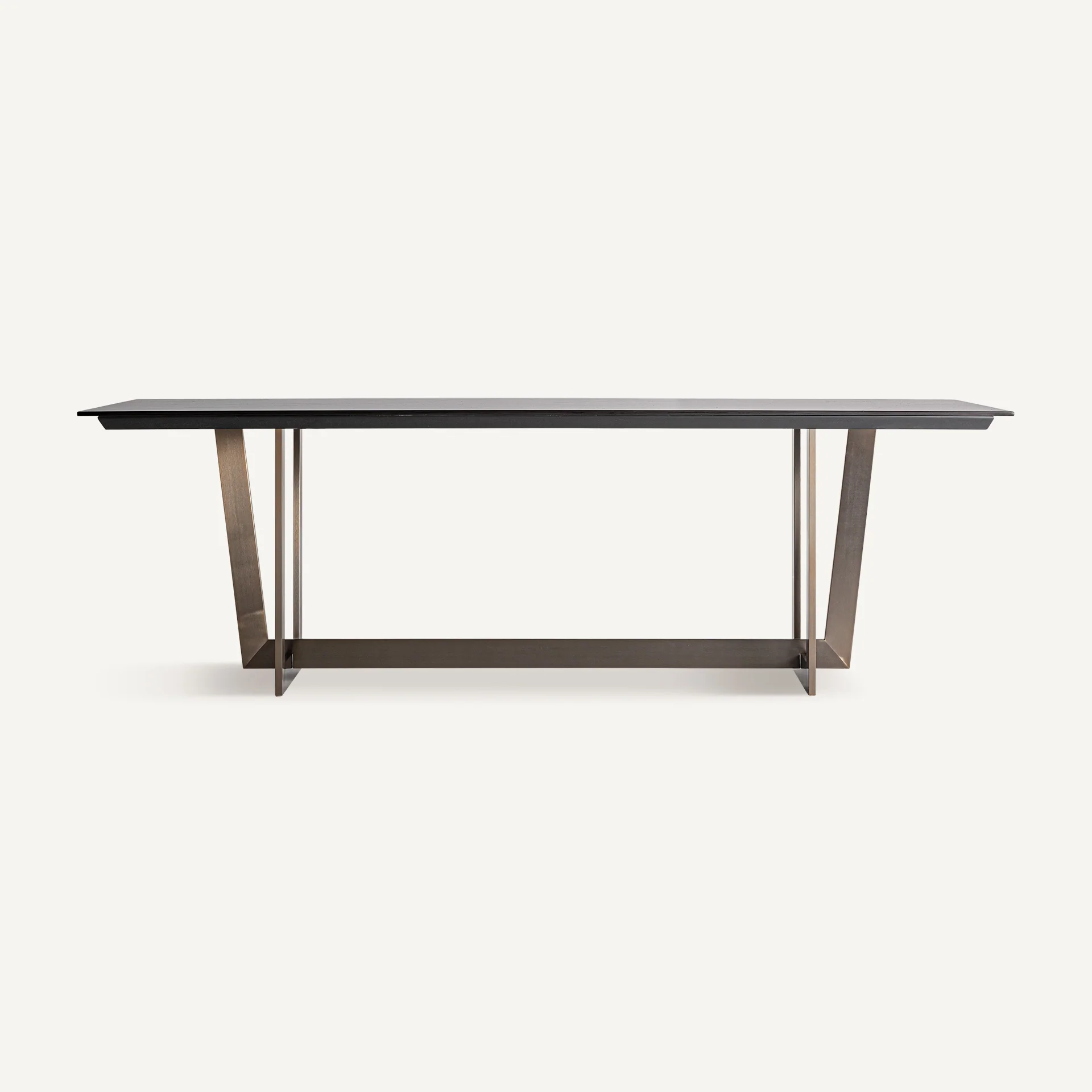 Stół TREMP spiek porcelanowy z brązową podstawą - Image 3