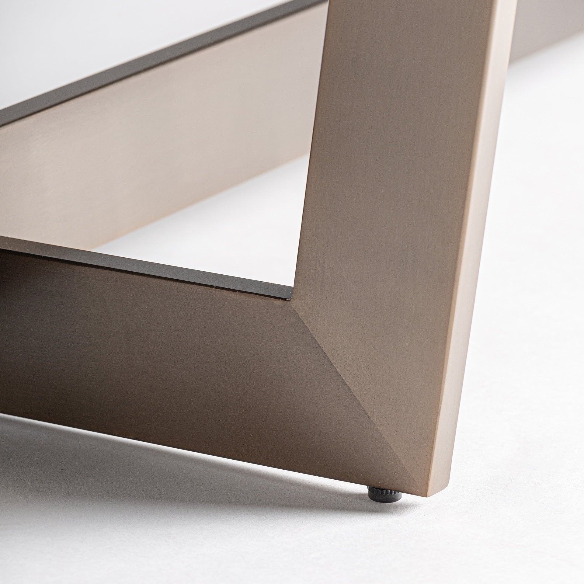 Stół TREMP spiek porcelanowy z brązową podstawą - Image 6
