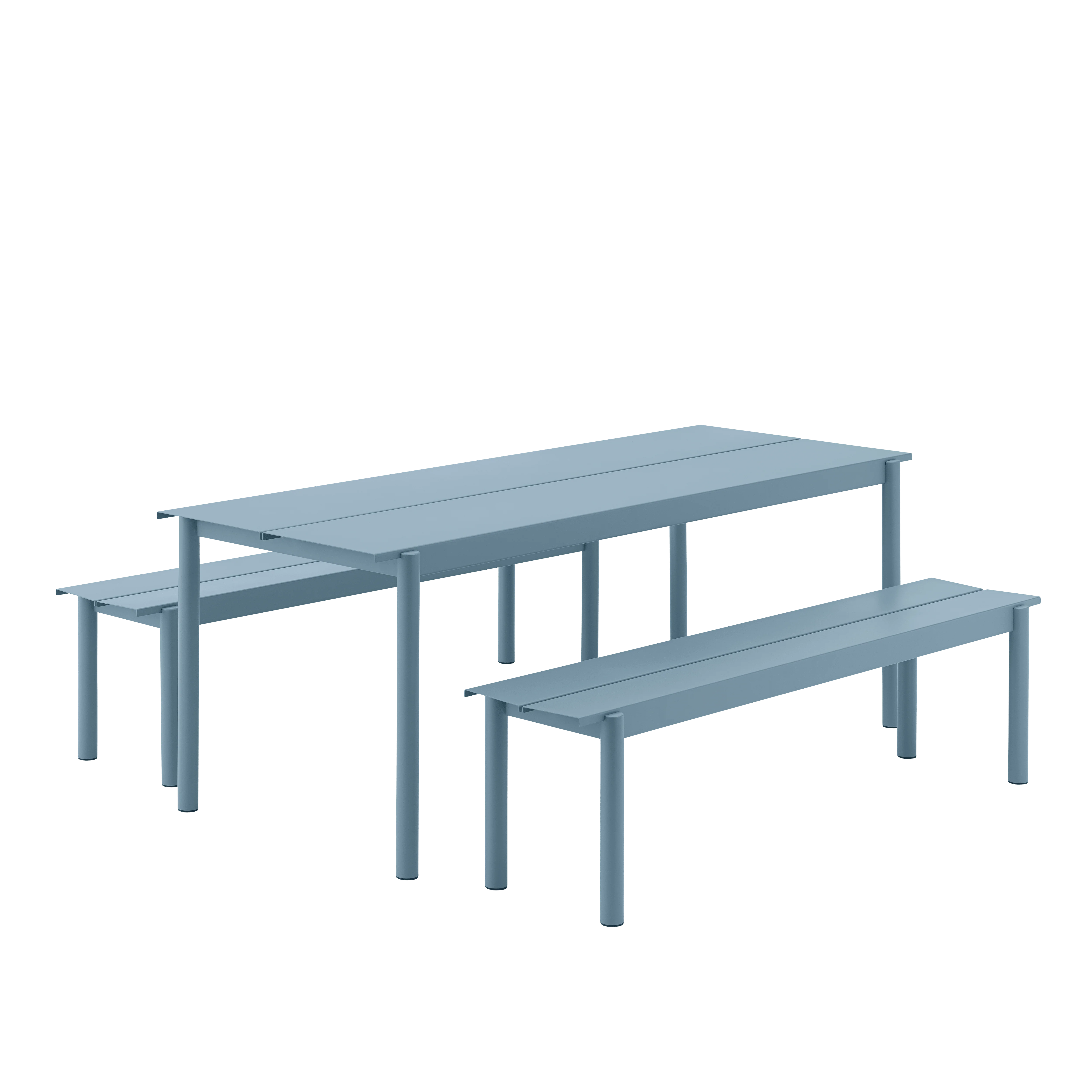 Stół zewnętrzny LINEAR błękitna stal - Image 6
