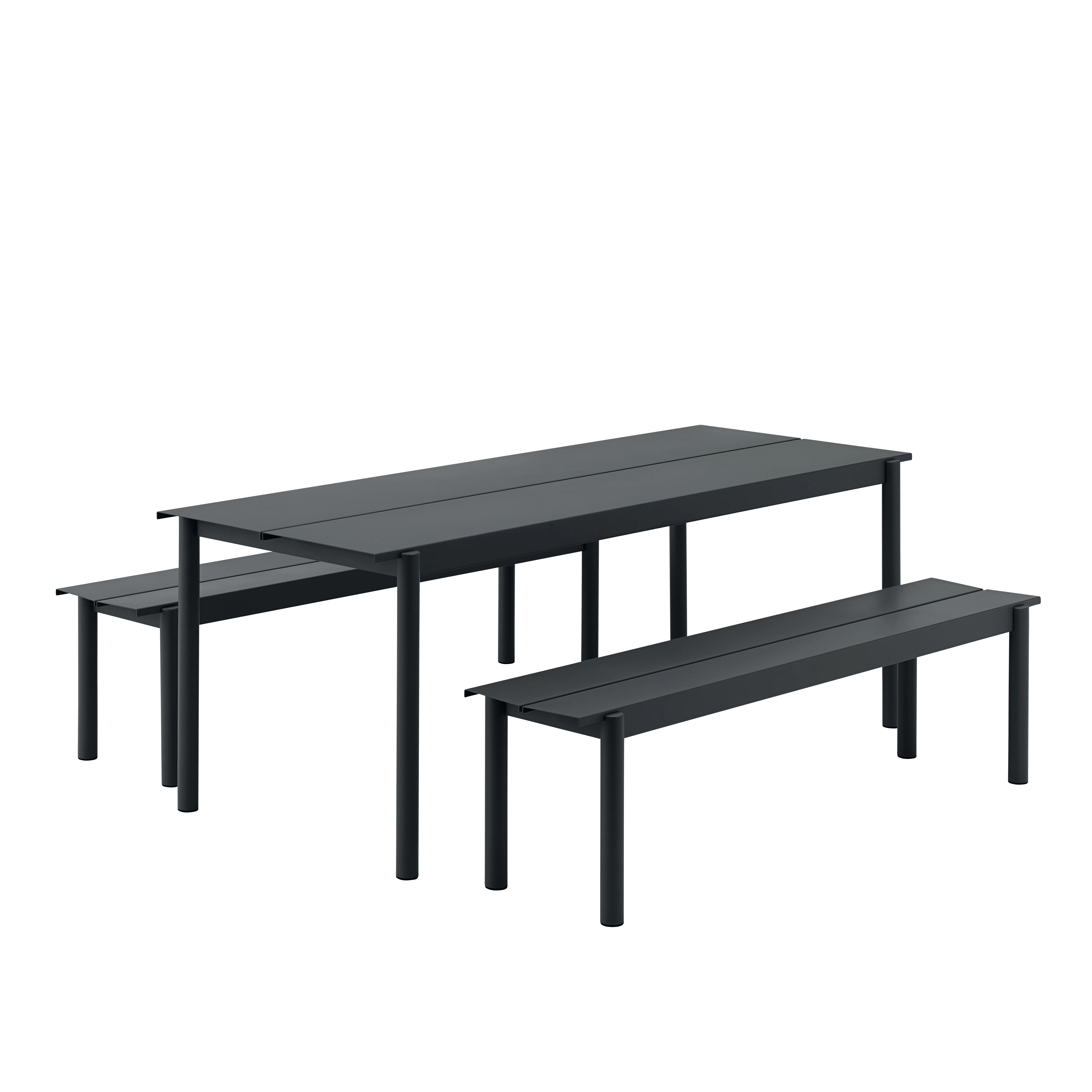 Stół zewnętrzny LINEAR czarna stal - Image 7