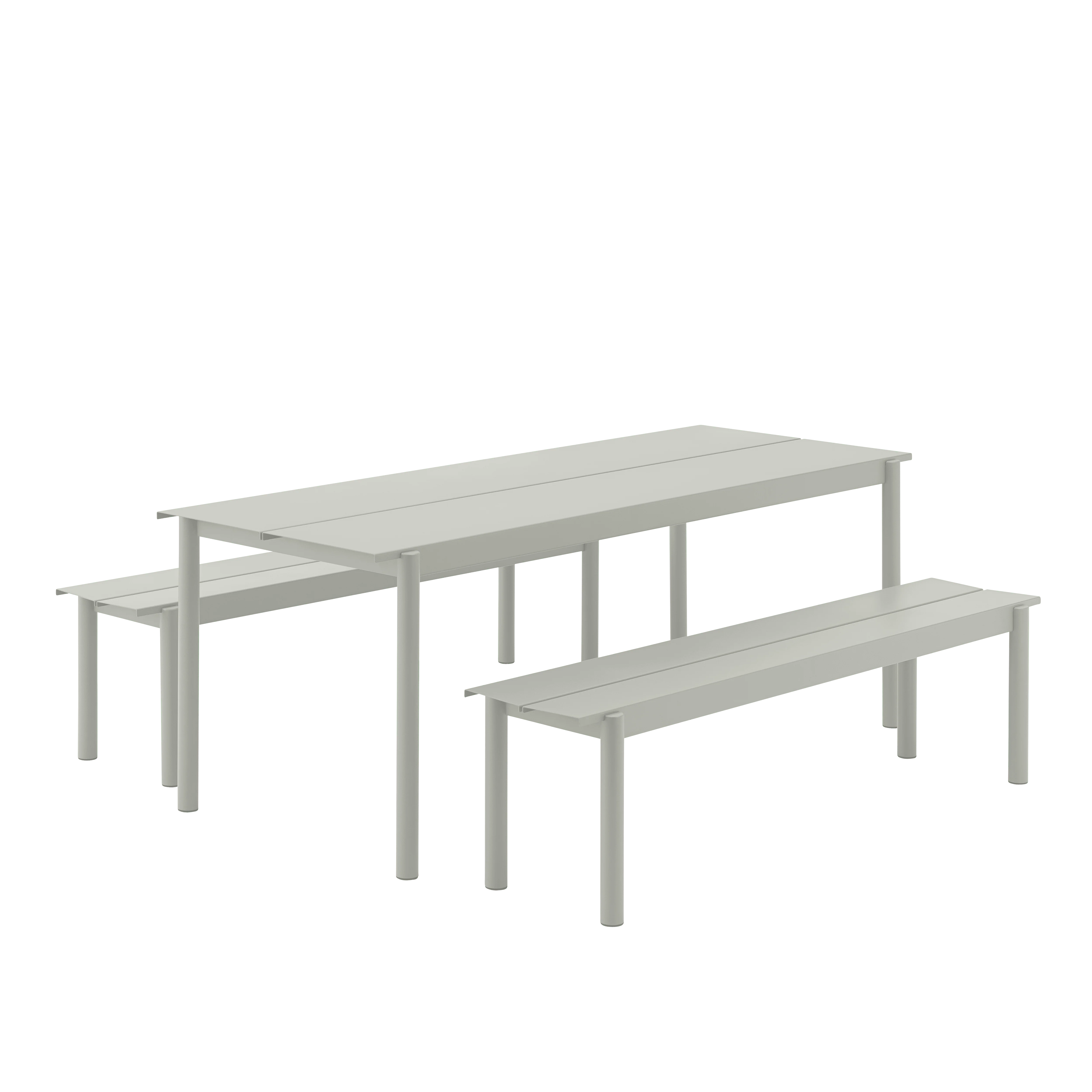 Stół zewnętrzny LINEAR szara stal - Image 10