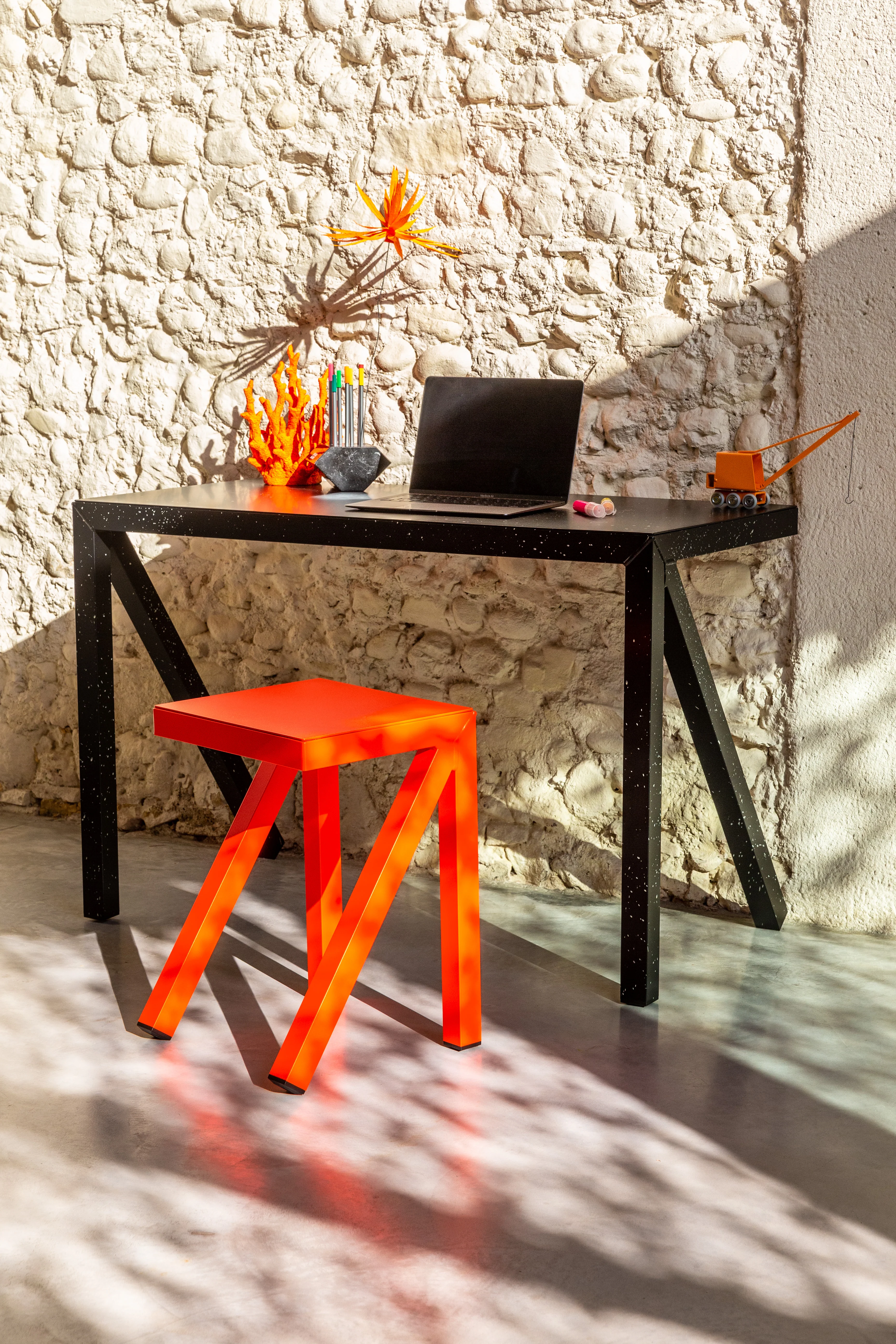 Stołek BUREAURAMA niebieski - Image 2