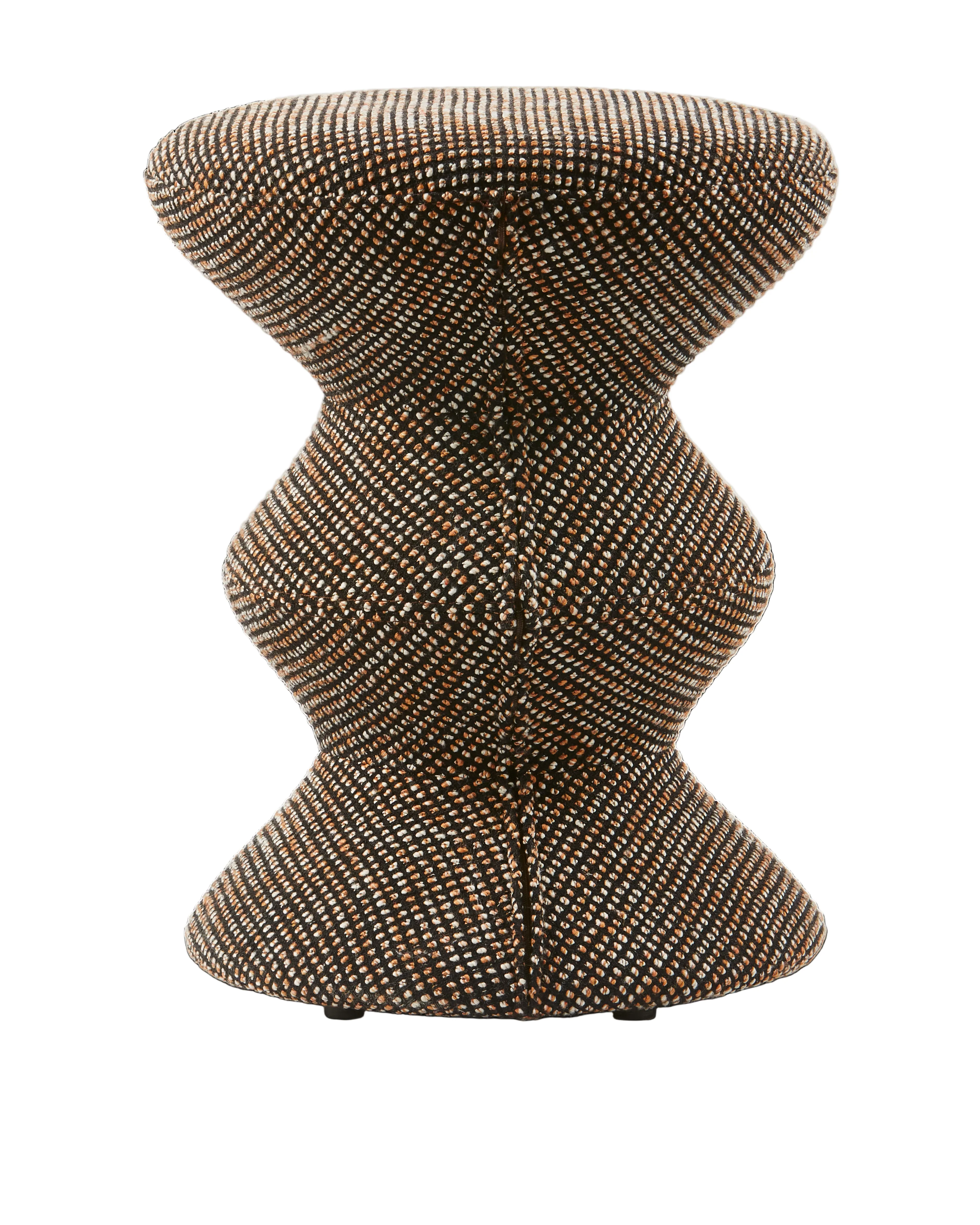 Stołek SOFT ZIG ZAG ciemnobrązowy - Image 5