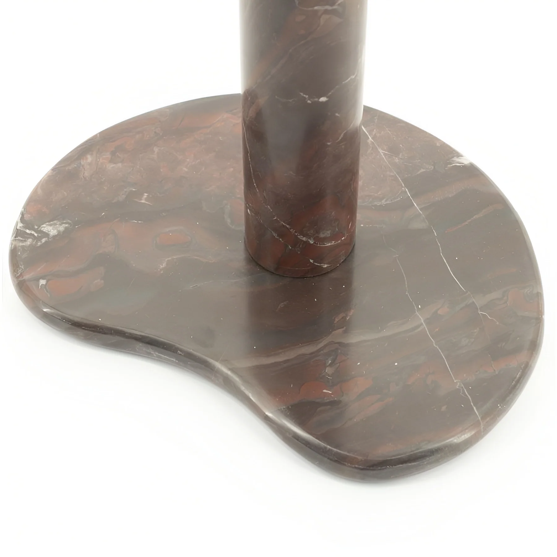 Stolik boczny ROSSO brązowy marmur - Image 4