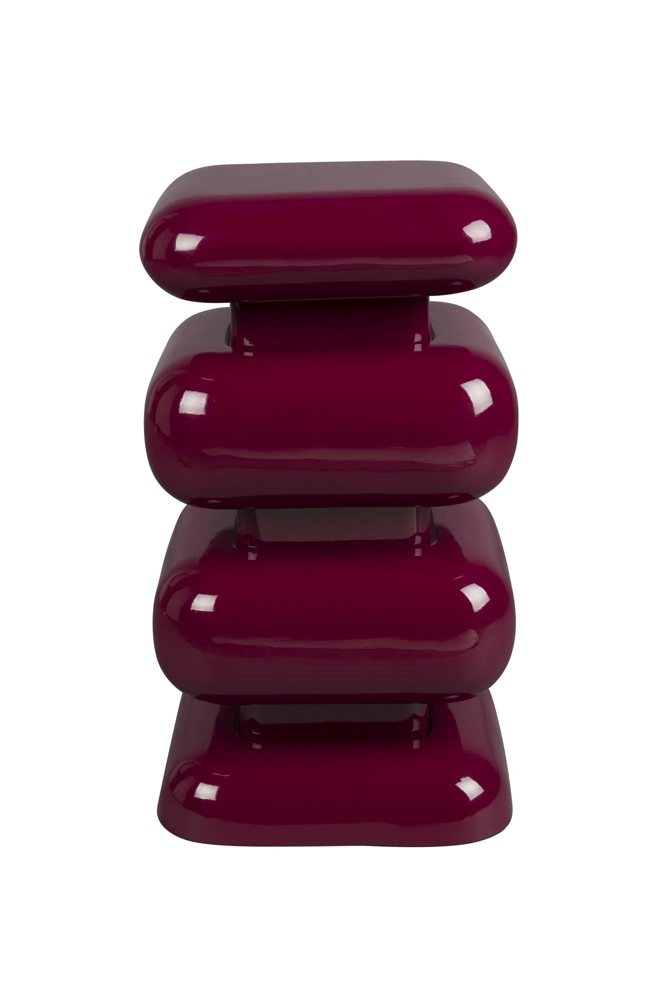 Stolik boczny STUBBY bordowy - Image 7