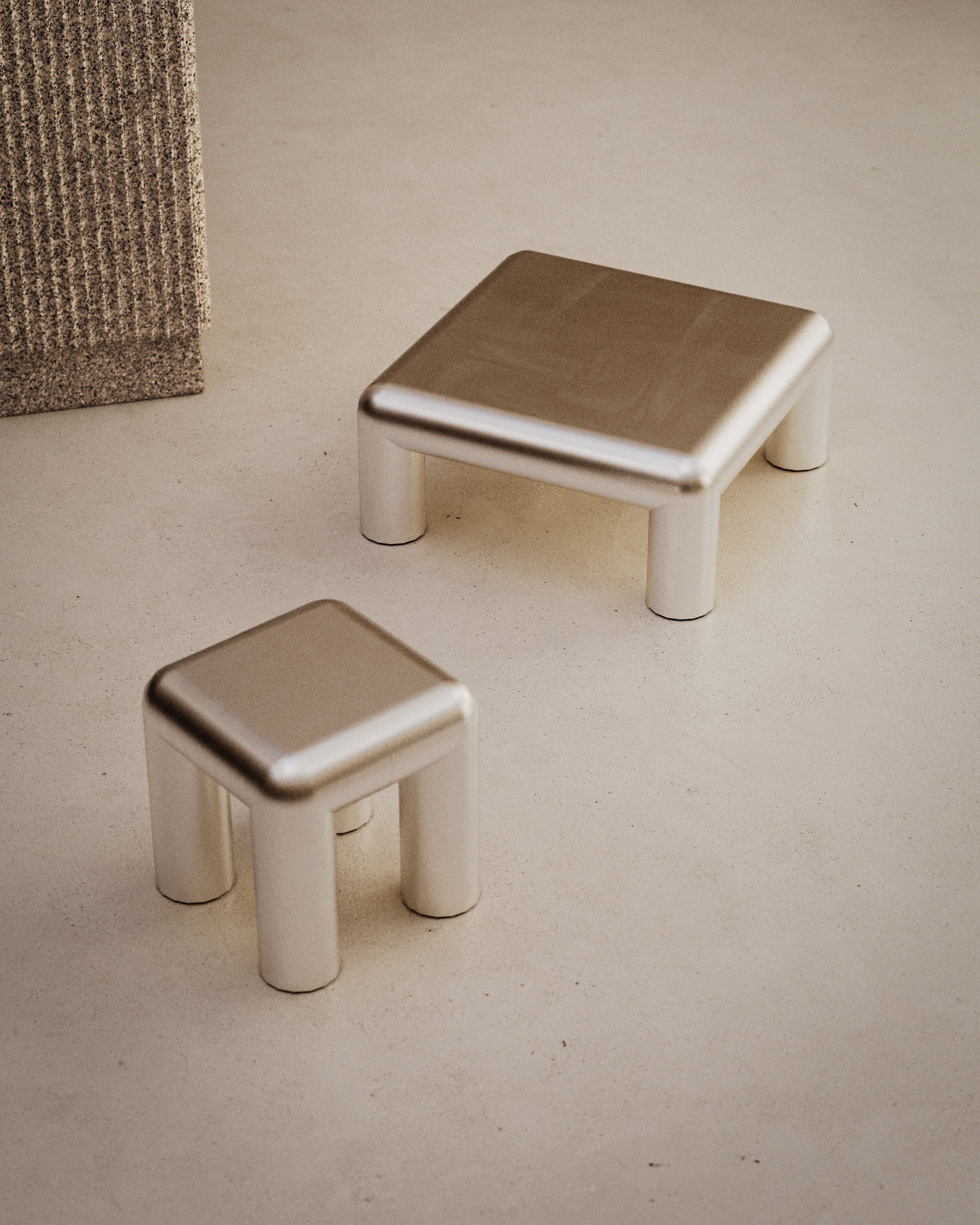 Stolik kawowy CUBIO aluminium - Image 4