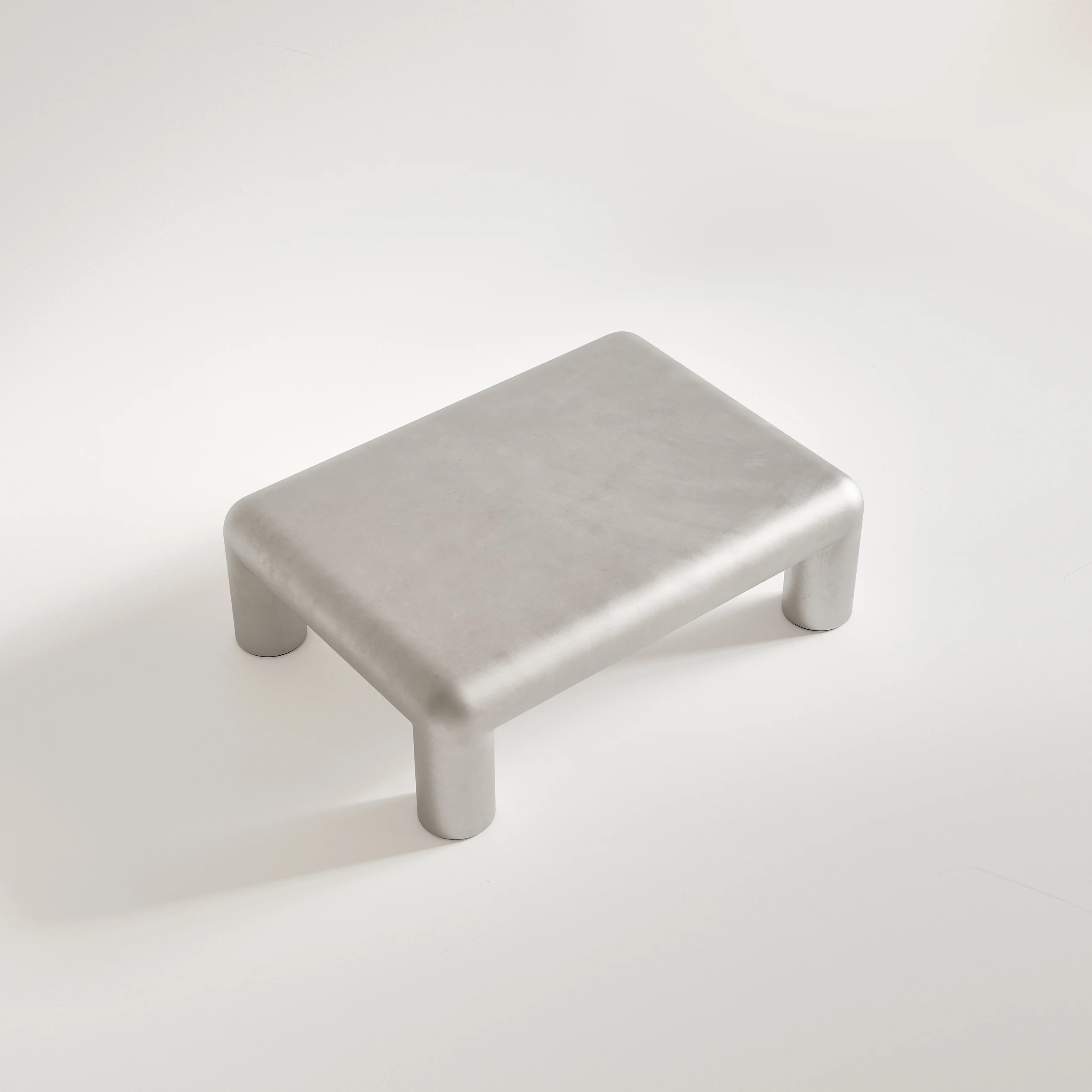 Stolik kawowy prostokątny CUBIO aluminium - Image 5