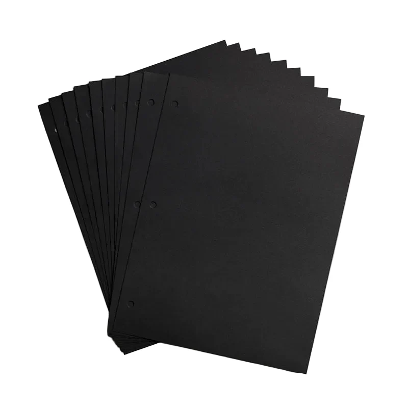 Strony uzupełniające do albumu na zdjęcia PHOTO PAPER BLACK czarny
