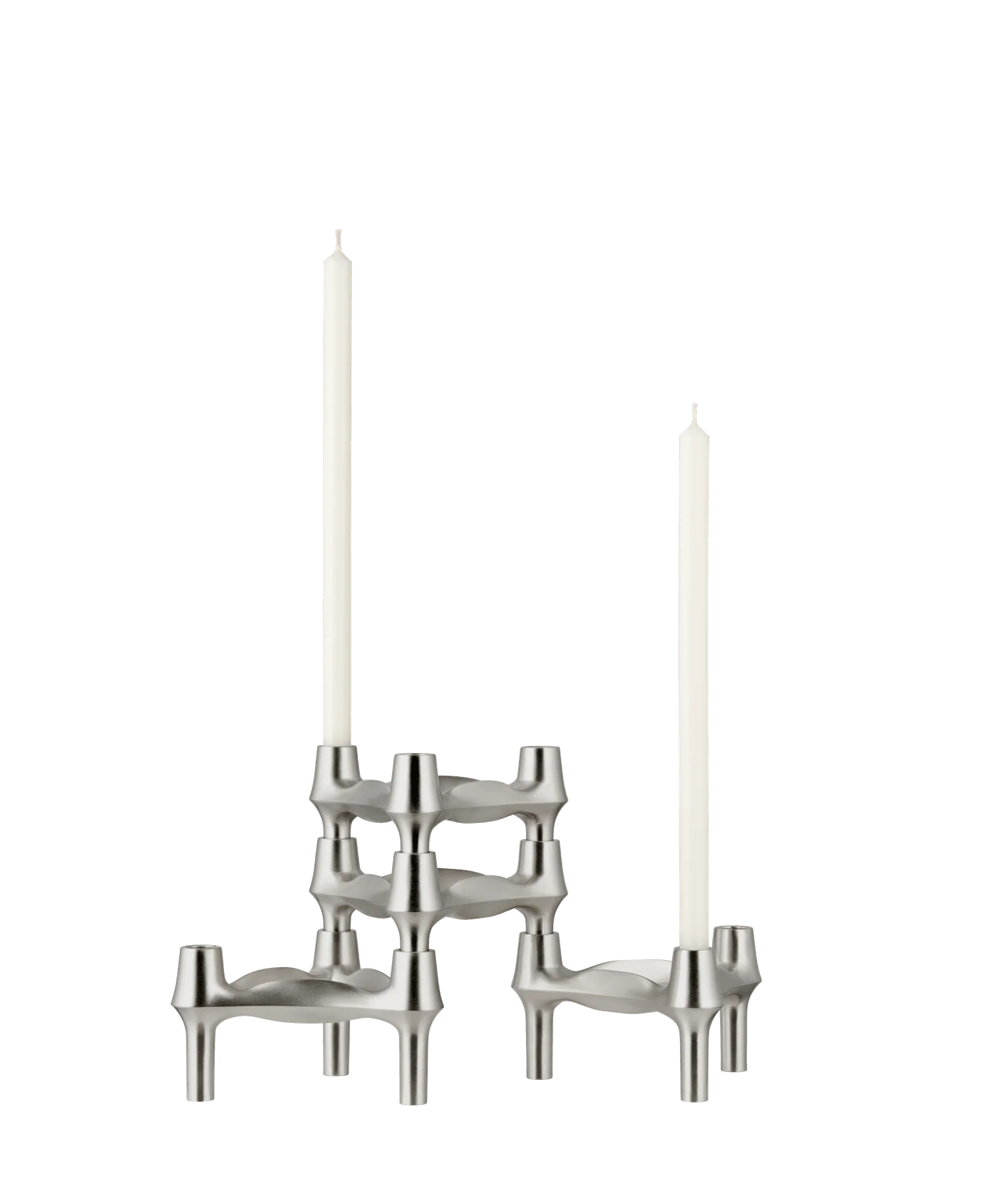 Świecznik BMF szczotkowany chrom - Image 4