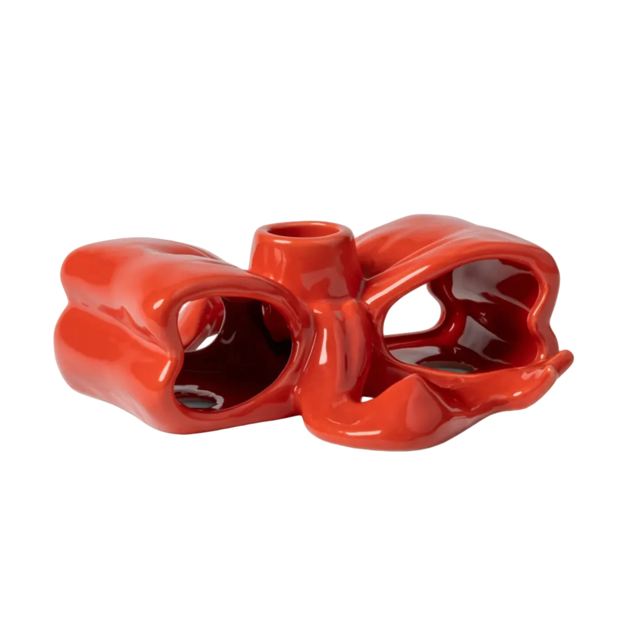 Świecznik RIBBON czerwony - Image 3