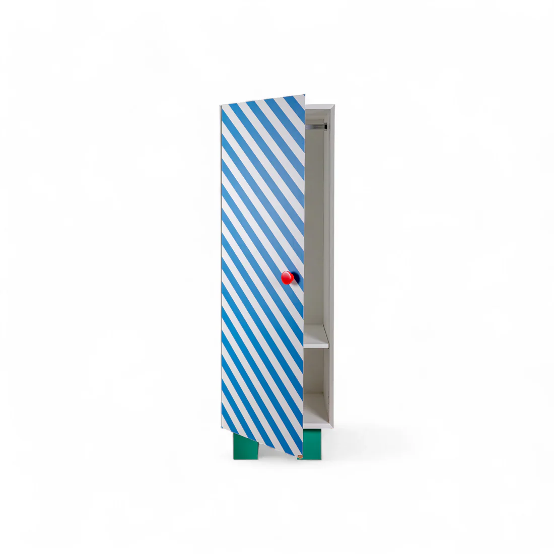 Szafa SUPERCLOSET BLUE STRIPES żółty z niebieskim i zielonym - Image 3