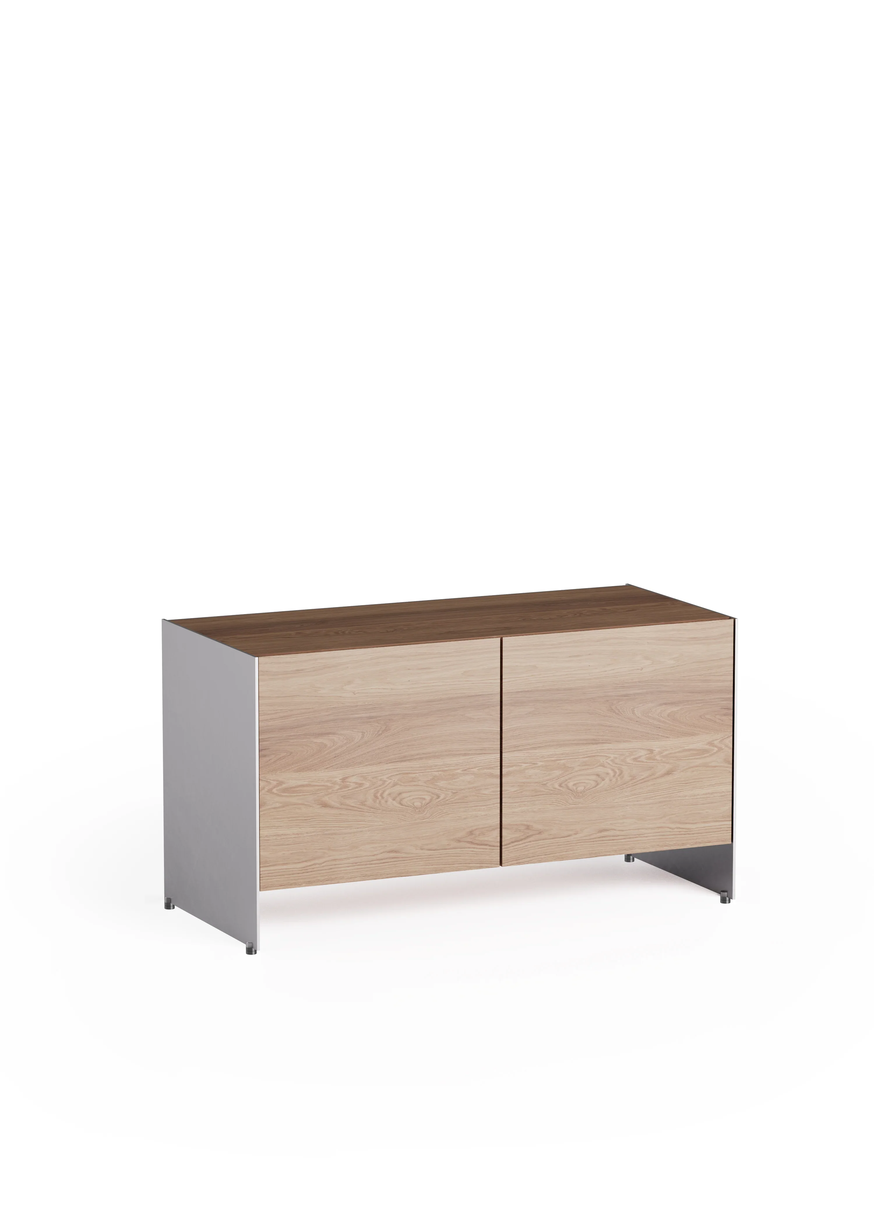 Szafka ALOOX 90 drewno dębowe z aluminiowym wykończeniem - Image 4