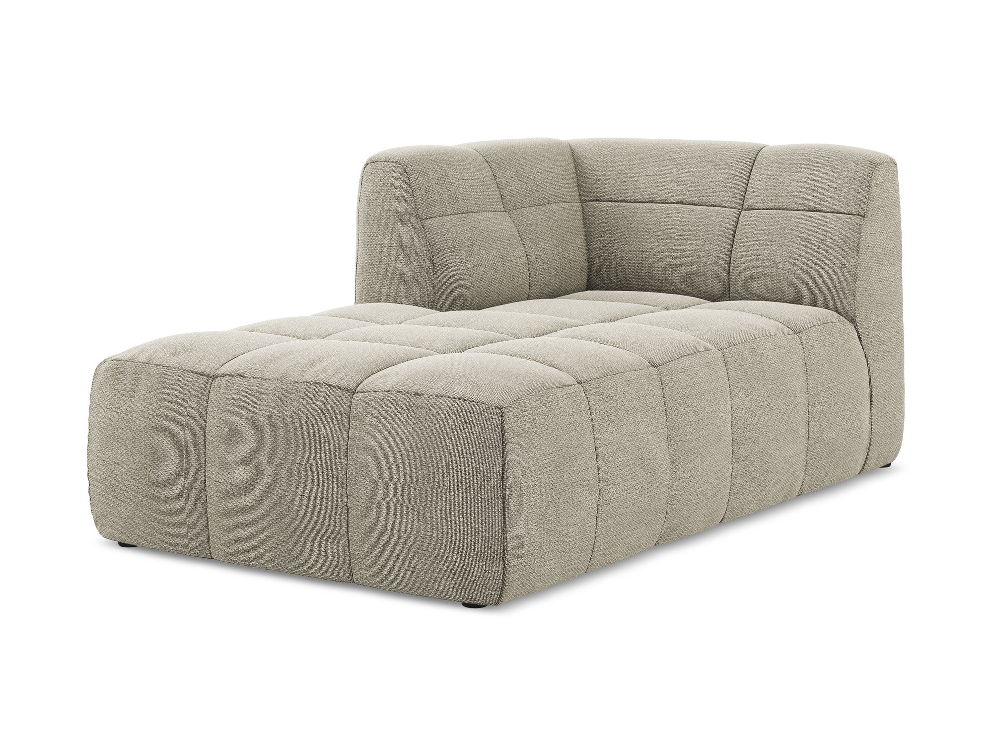 Szezlong lewostronny ALOHA taupe boucle