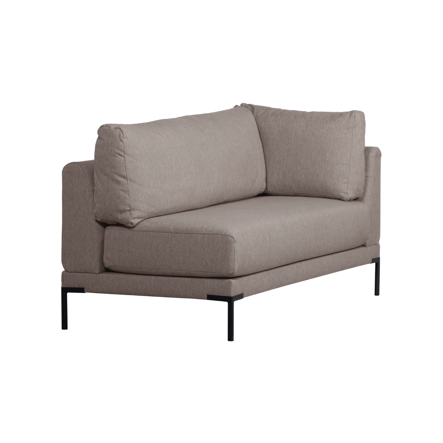 Szezlong lewostronny COUPLE DINING BENCH taupe