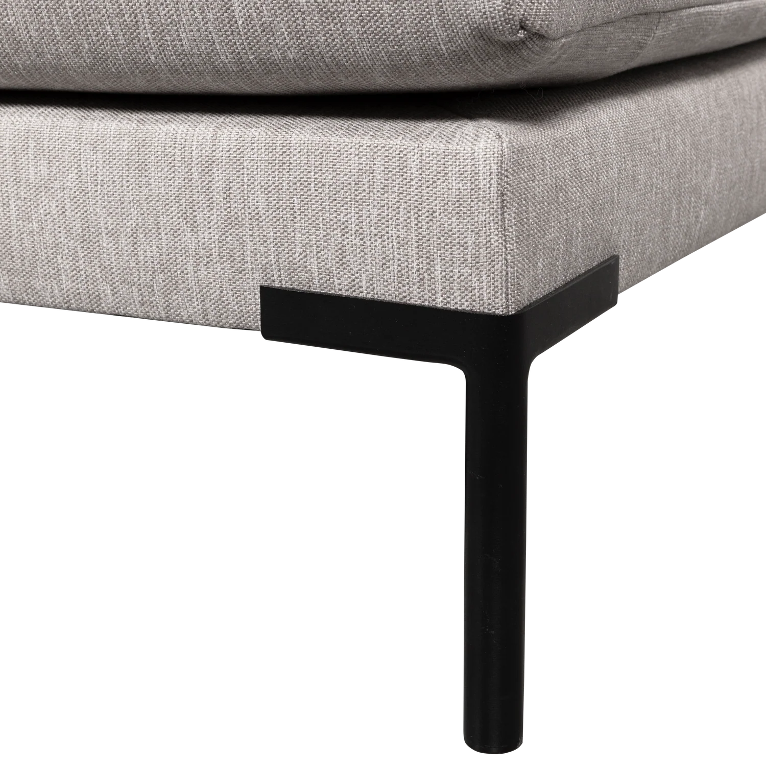 Szezlong prawostronny COUPLE DINING BENCH jasnoszary - Image 7