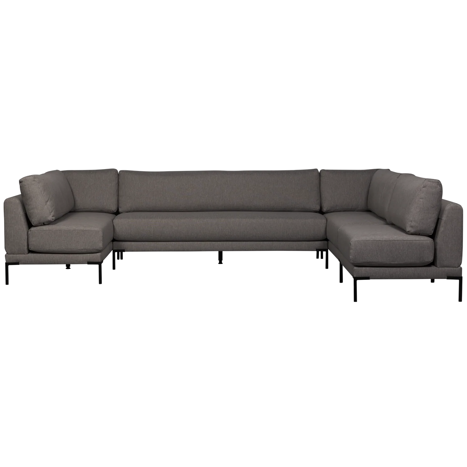 Szezlong prawostronny COUPLE DINING BENCH szary - Image 5