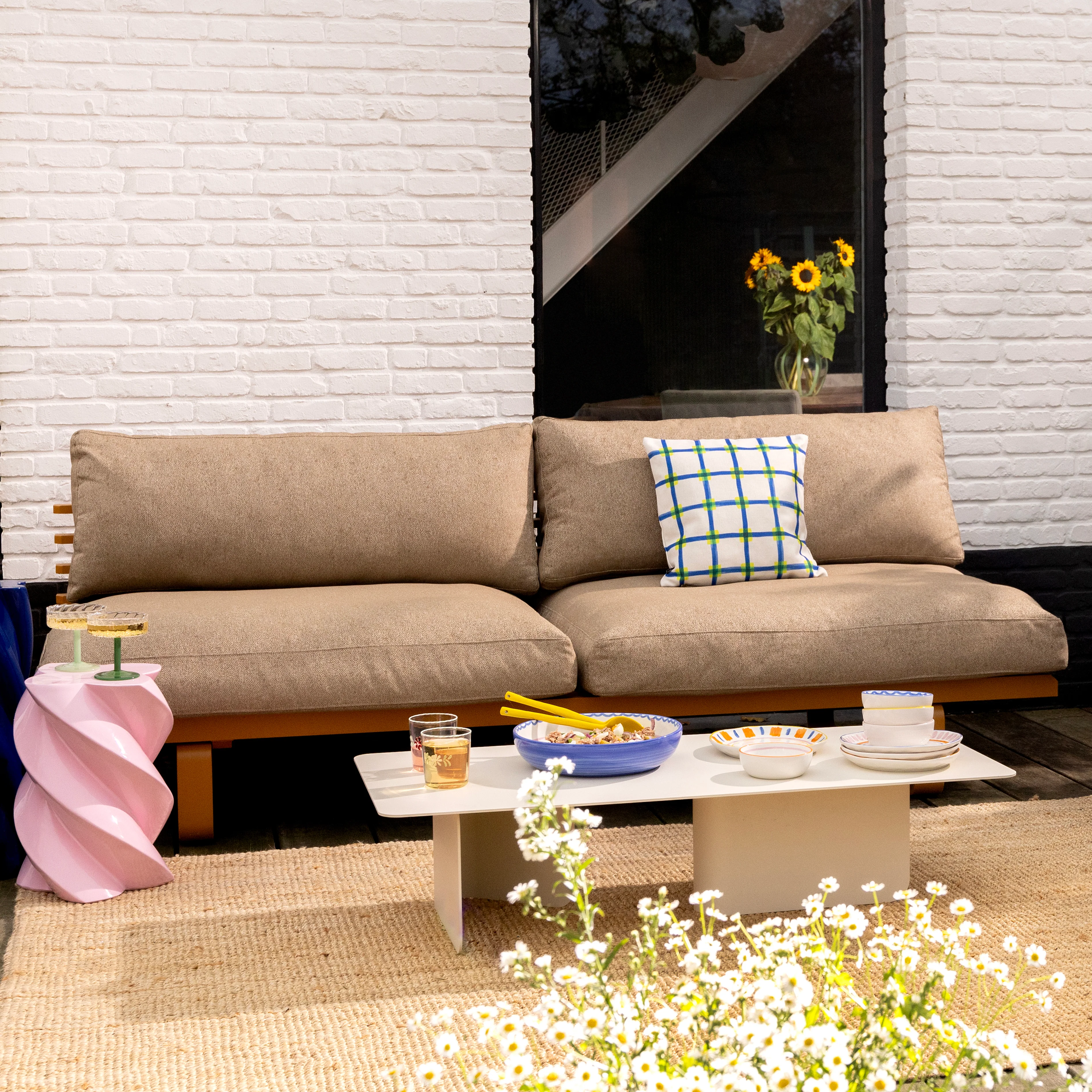 Sztućce do sałaty BOAVISTA STRIPE pomarańczowy - Image 4