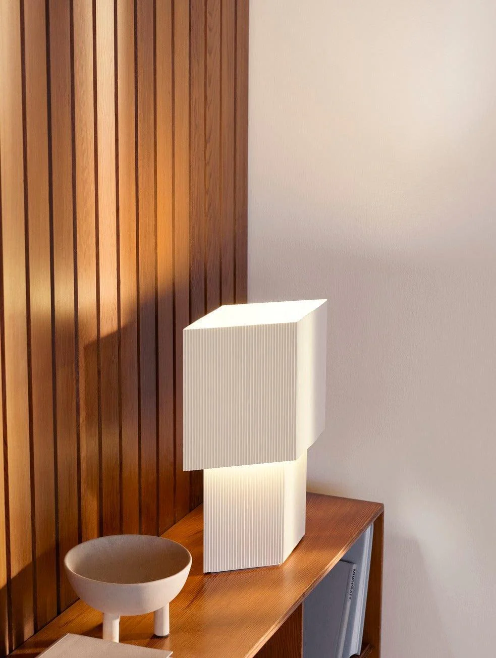 Lampa stołowa ROMB biały - Image 3