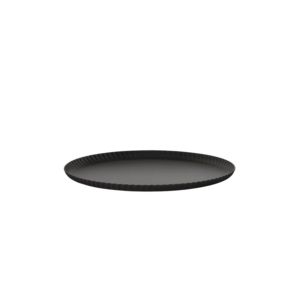 Taca okrągła PLEATS czarna stal - Image 4