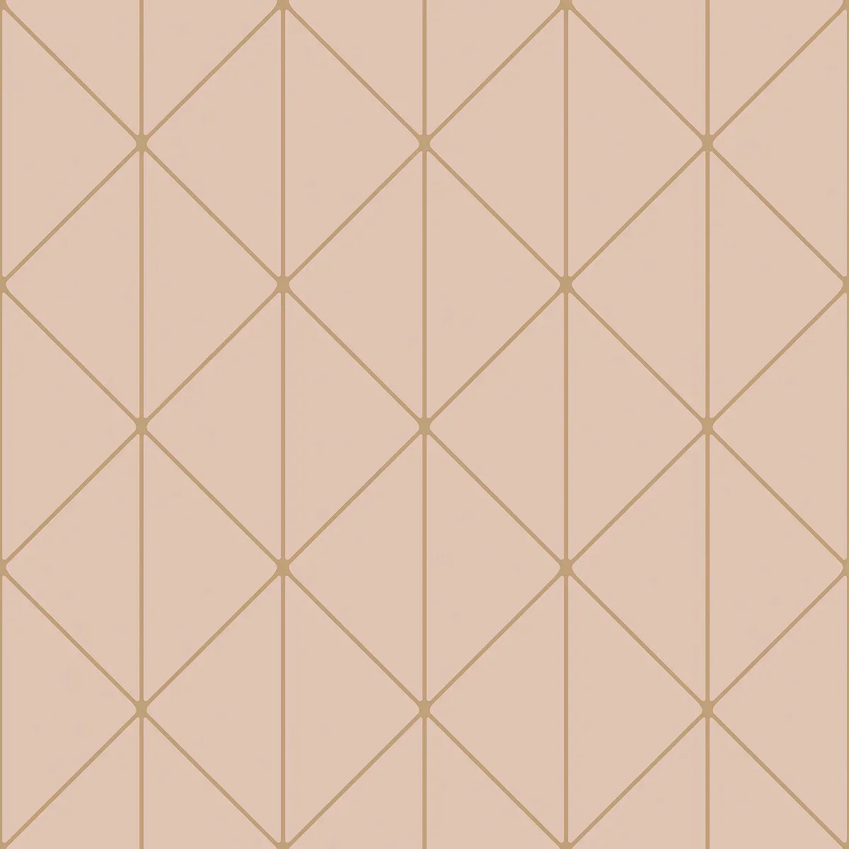 Tapeta flizelinowa papierowa z geometrycznym wzorem DIAMONDS różowy