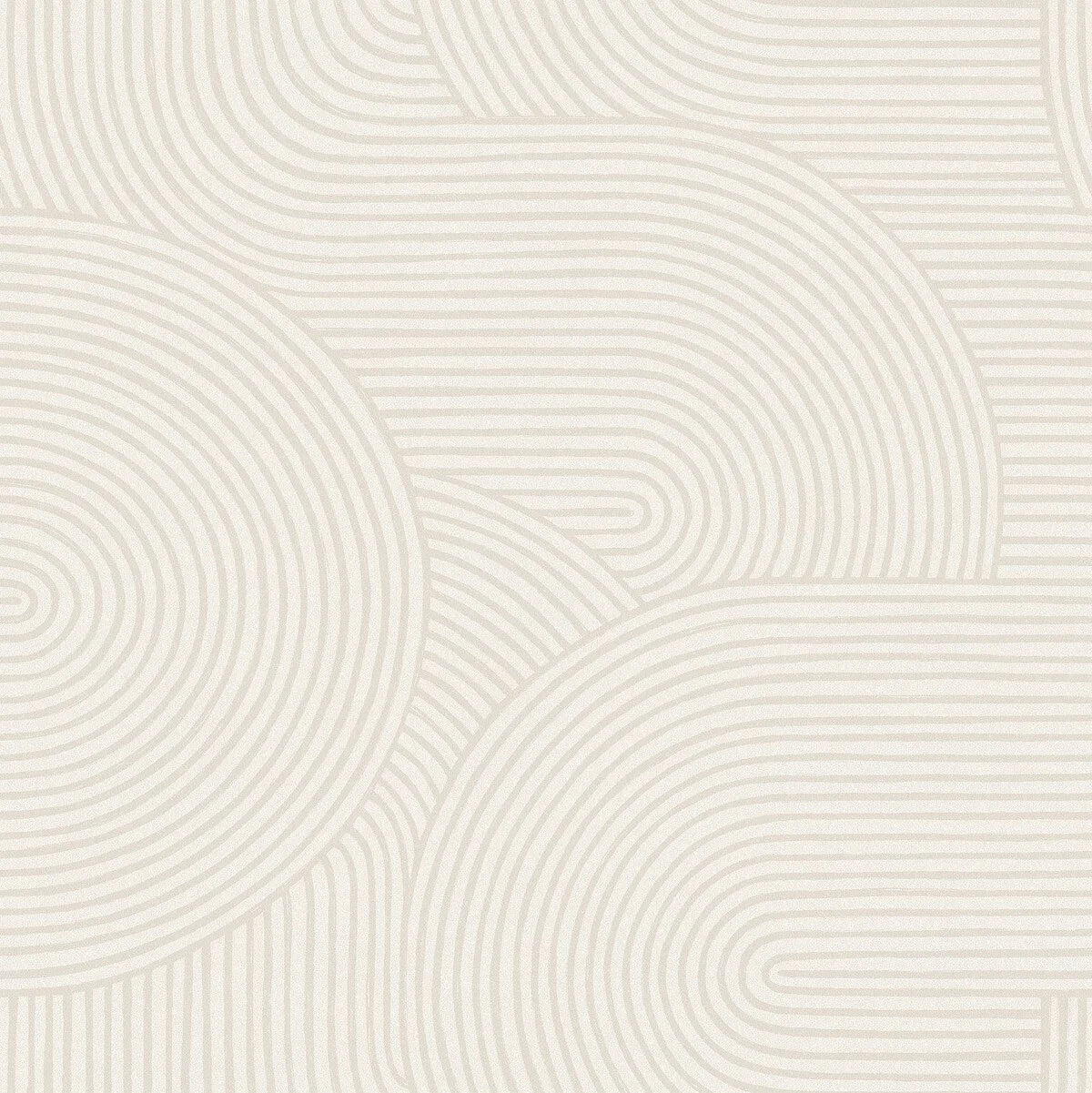 Tapeta flizelinowa papierowa z geometrycznym wzorem ZEN jasny beżowy