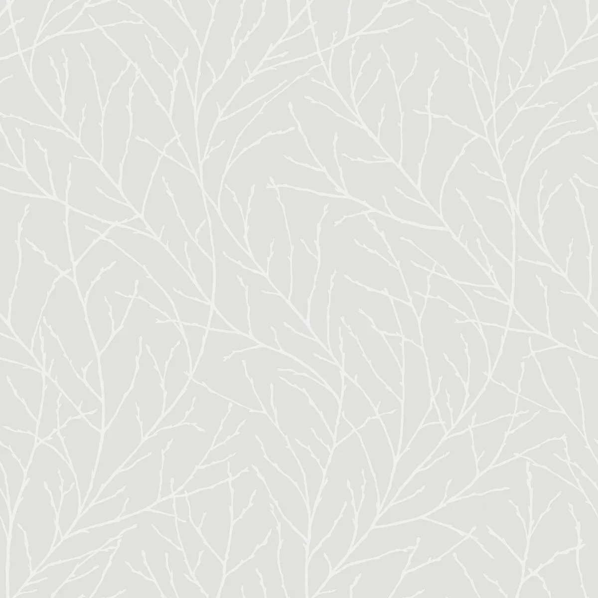 Tapeta flizelinowa papierowa z roślinnym wzorem IVAR szary