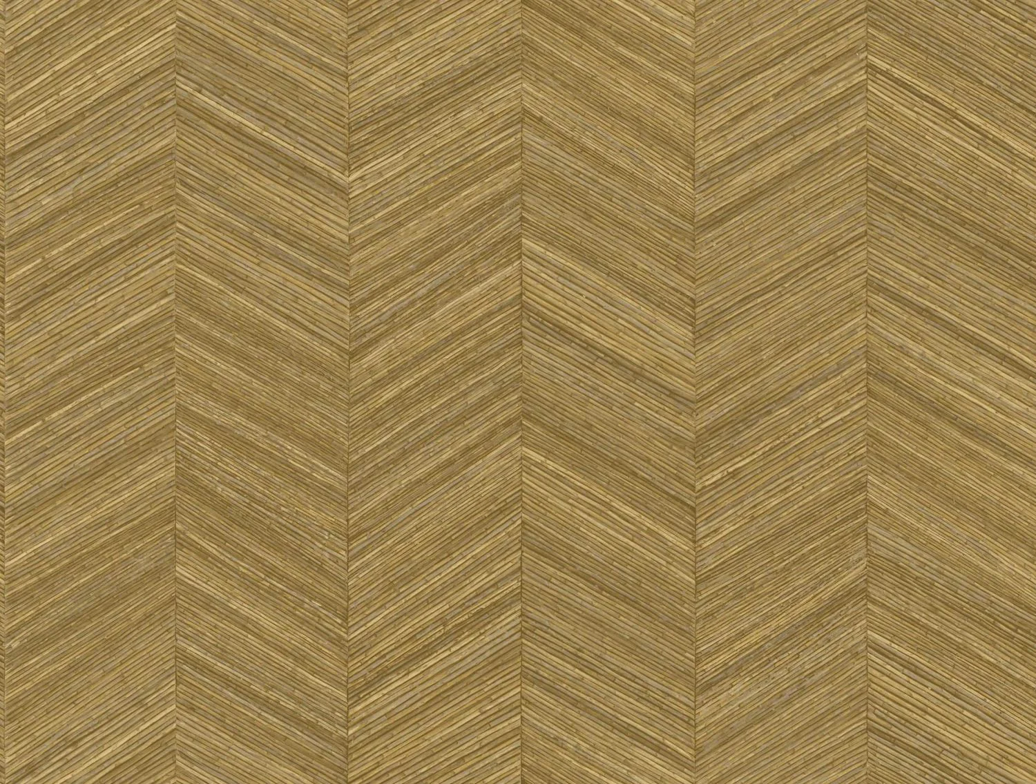 Tapeta strukturalna geometryczna imitująca drewno ze wzorem jodełki OCOTEA - OCRE miodowe - Image 4