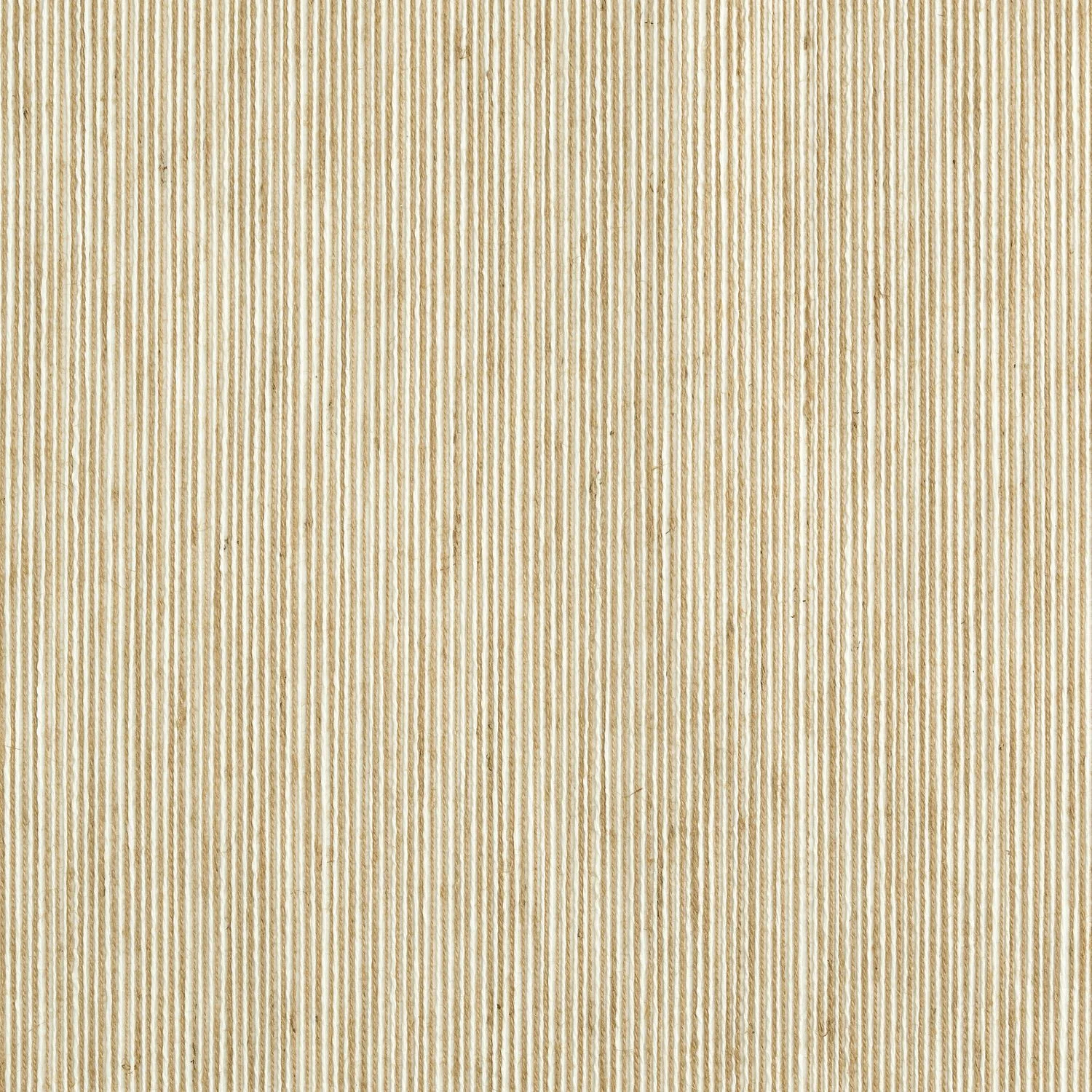 Tapeta strukturalna naturalna w prążki z juty i papieru GILI - BLANC NATUREL brązowy z białym