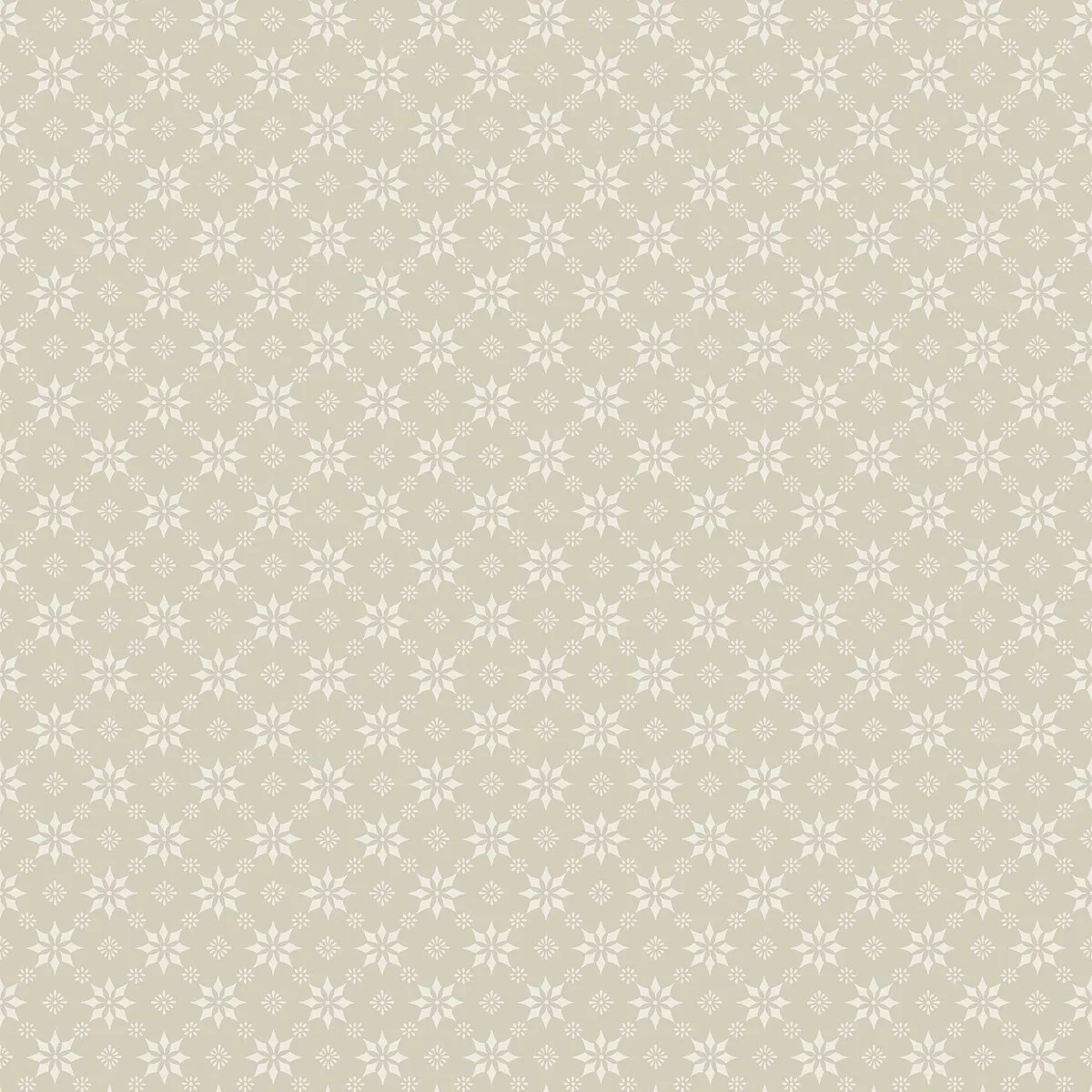 Tapeta flizelinowa papierowa z geometrycznym wzorem STELLA biały z beżowym
