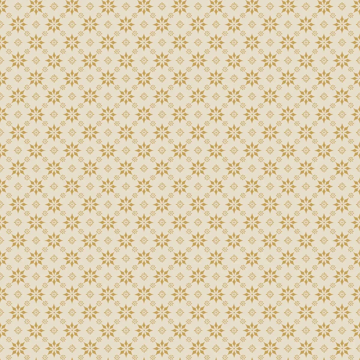 Tapeta flizelinowa papierowa z geometrycznym wzorem STELLA jasnobeżowy z żółtym