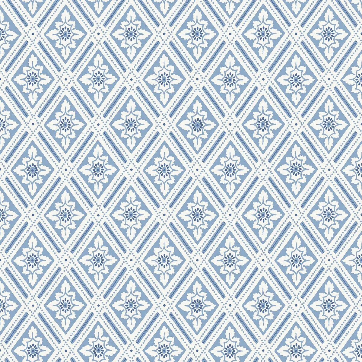 Tapeta flizelinowa papierowa z geometrycznym wzorem ESTER niebieski
